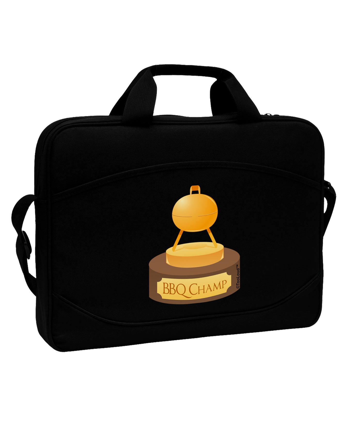 BBQ Champ - Golden Grill Trophy 15" Dark Laptop / Tablet Case Bag by TooLoud-Laptop / Tablet Case Bag-TooLoud-Black-Davson Sales