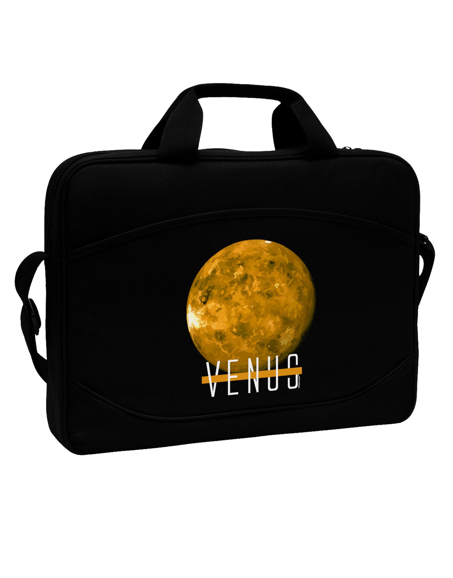 Planet Venus Text 15" Dark Laptop / Tablet Case Bag by TooLoud-Laptop / Tablet Case Bag-TooLoud-Black-White-15 Inches-Davson Sales