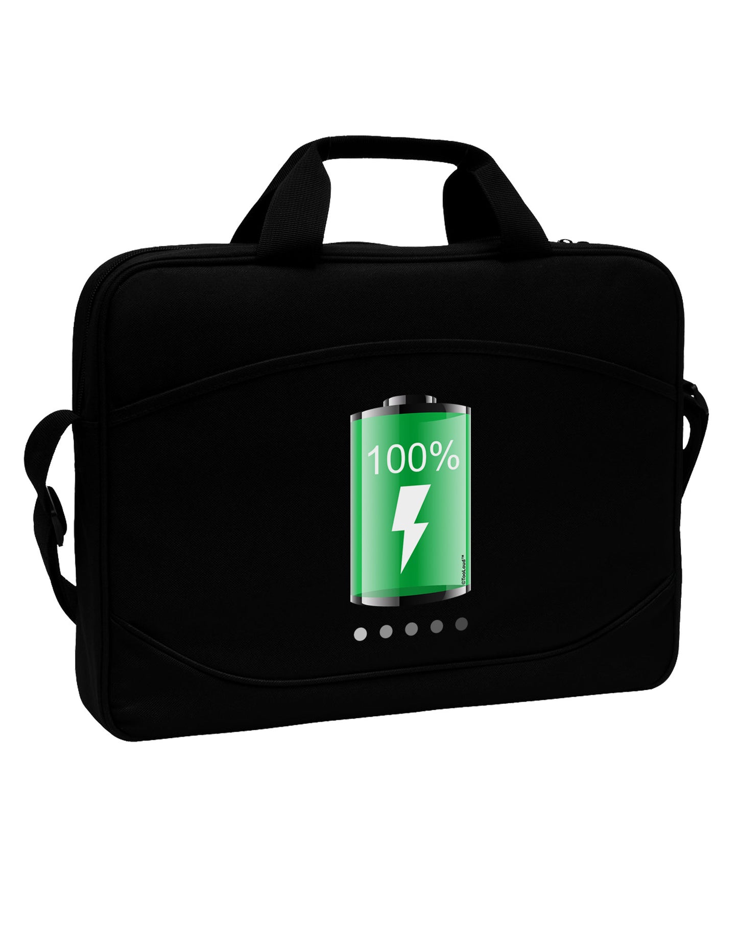 Full Energy 100 Percent 15" Dark Laptop / Tablet Case Bag-Laptop / Tablet Case Bag-TooLoud-Black-15 Inches-Davson Sales