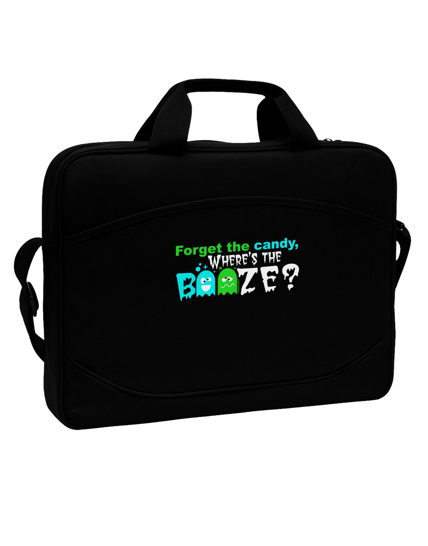 Where's The Booze 15" Dark Laptop / Tablet Case Bag-Laptop / Tablet Case Bag-TooLoud-Black-Davson Sales