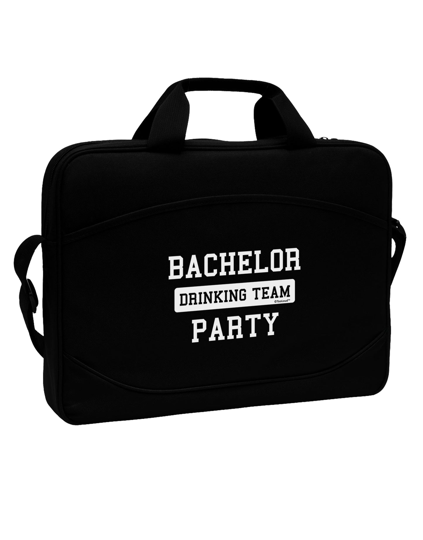 Bachelor Party Drinking Team 15" Dark Laptop / Tablet Case Bag by TooLoud-Laptop / Tablet Case Bag-TooLoud-Black-Davson Sales