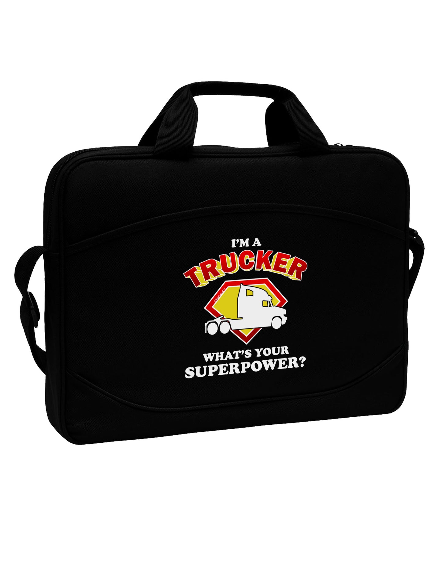 Trucker - Superpower 15" Dark Laptop / Tablet Case Bag-Laptop / Tablet Case Bag-TooLoud-Black-Davson Sales