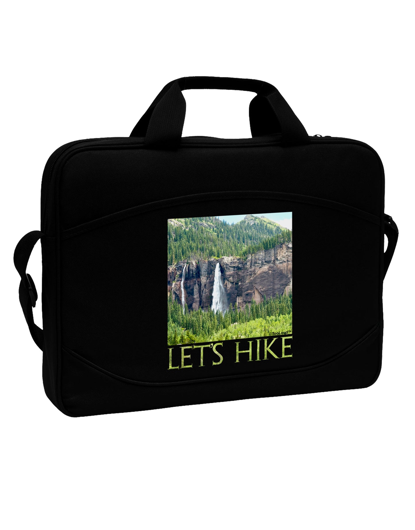 Beautiful Cliffs - Lets Hike 15" Dark Laptop / Tablet Case Bag by TooLoud-Laptop / Tablet Case Bag-TooLoud-Black-Davson Sales
