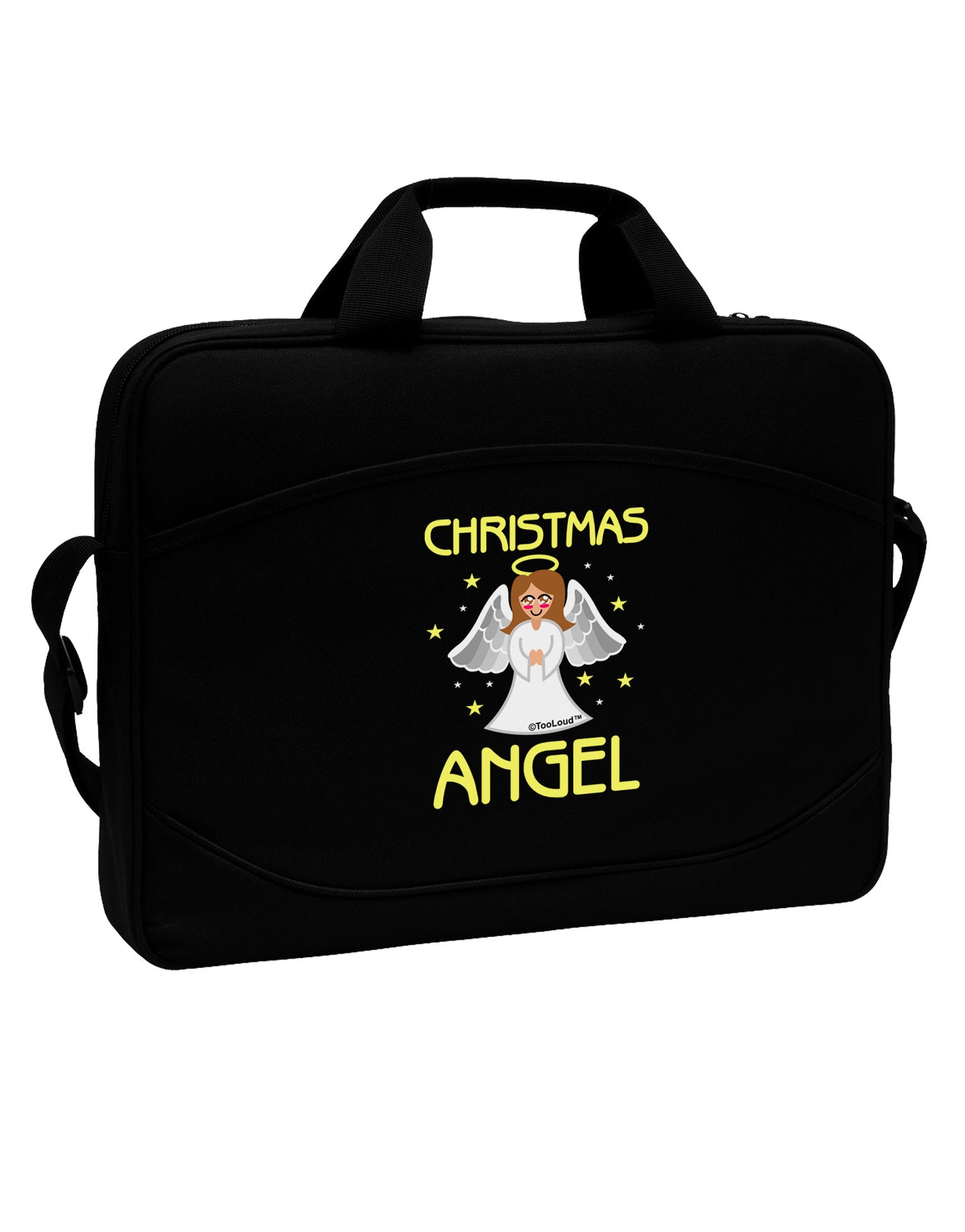 Christmas Angel 15" Dark Laptop / Tablet Case Bag-Laptop / Tablet Case Bag-TooLoud-Black-Davson Sales