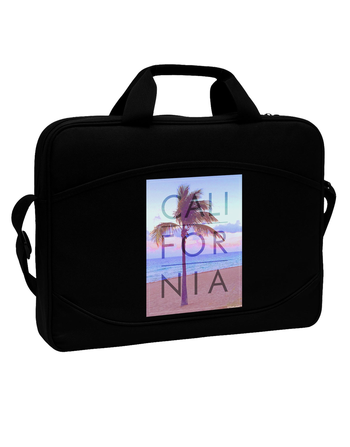 California Beach Filter 15" Dark Laptop / Tablet Case Bag-Laptop / Tablet Case Bag-TooLoud-Black-15 Inches-Davson Sales
