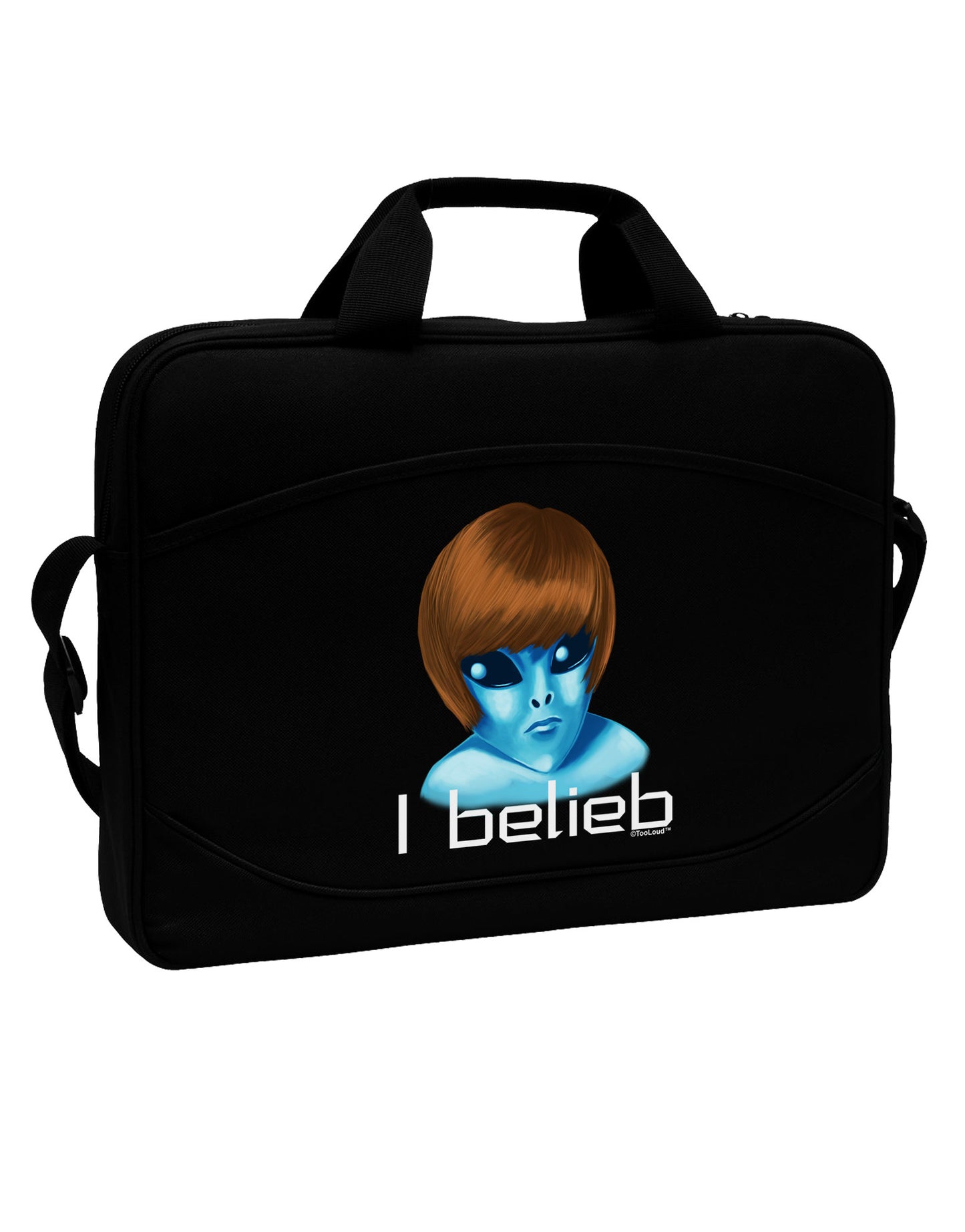 Extraterrestial - I Belieb 15" Dark Laptop / Tablet Case Bag by TooLoud-Laptop / Tablet Case Bag-TooLoud-Black-Davson Sales