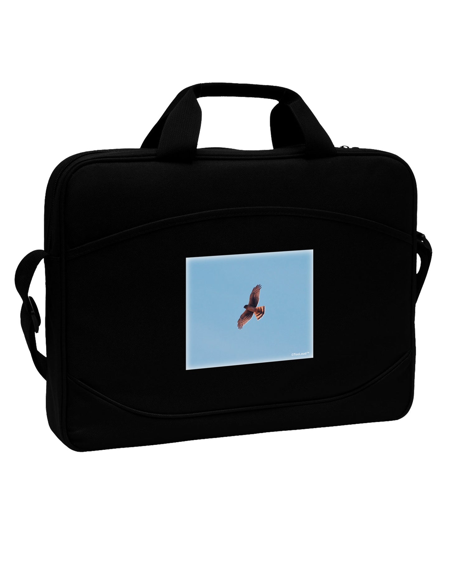 Soaring Peregrine 15" Dark Laptop / Tablet Case Bag-Laptop / Tablet Case Bag-TooLoud-Black-15 Inches-Davson Sales