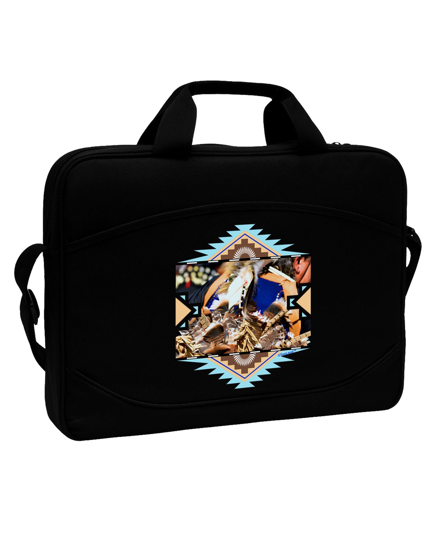Native American Dancer 1 15" Dark Laptop / Tablet Case Bag-Laptop / Tablet Case Bag-TooLoud-Black-15 Inches-Davson Sales
