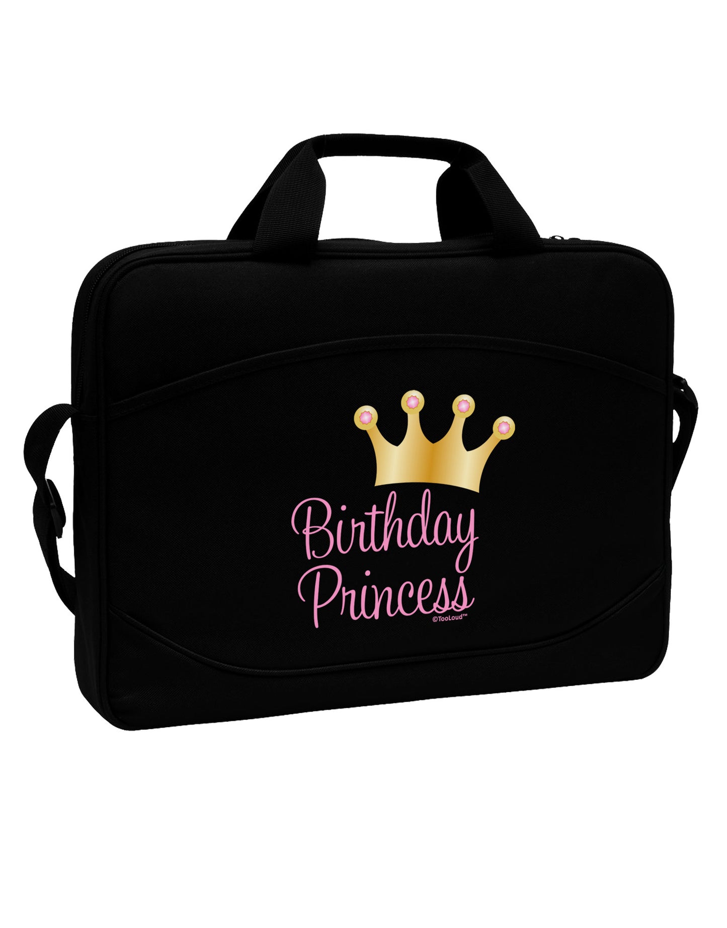 Birthday Princess - Tiara 15" Dark Laptop / Tablet Case Bag by TooLoud-Laptop / Tablet Case Bag-TooLoud-Black-Davson Sales