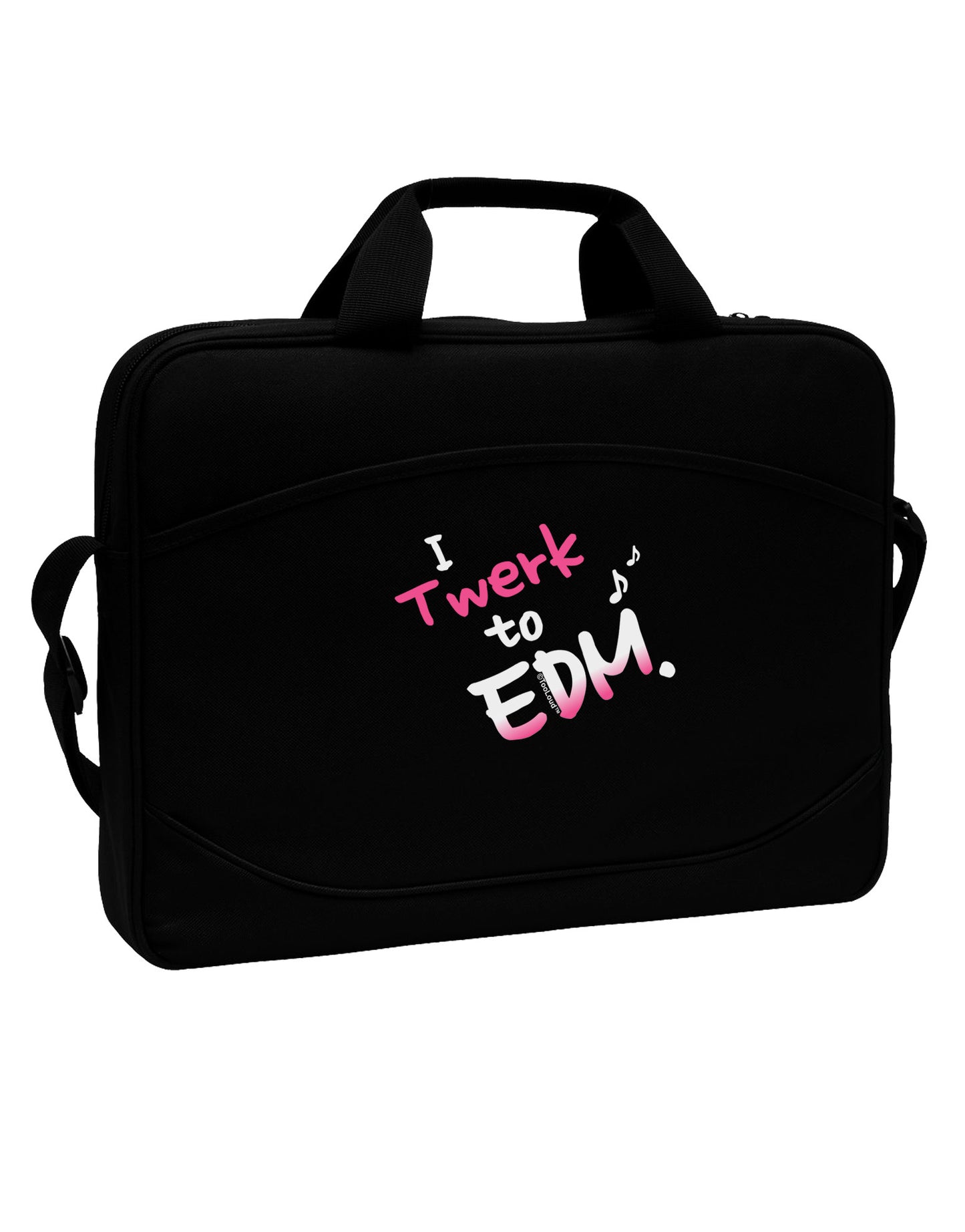 Twerk To EDM Pink 15" Dark Laptop / Tablet Case Bag-Laptop / Tablet Case Bag-TooLoud-Black-Davson Sales