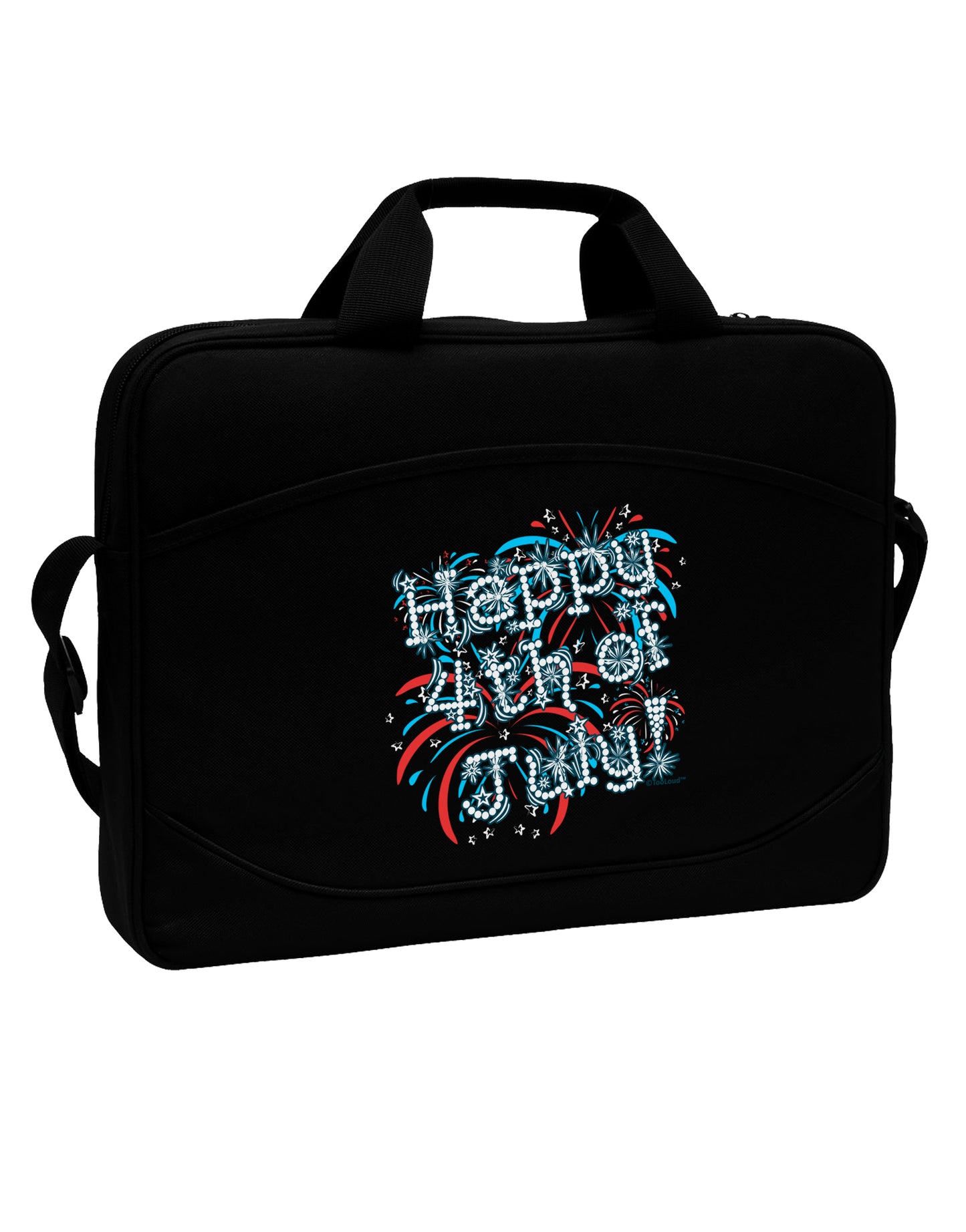 Happy 4th of July - Fireworks Design 15" Dark Laptop / Tablet Case Bag by TooLoud-Laptop / Tablet Case Bag-TooLoud-Black-Davson Sales