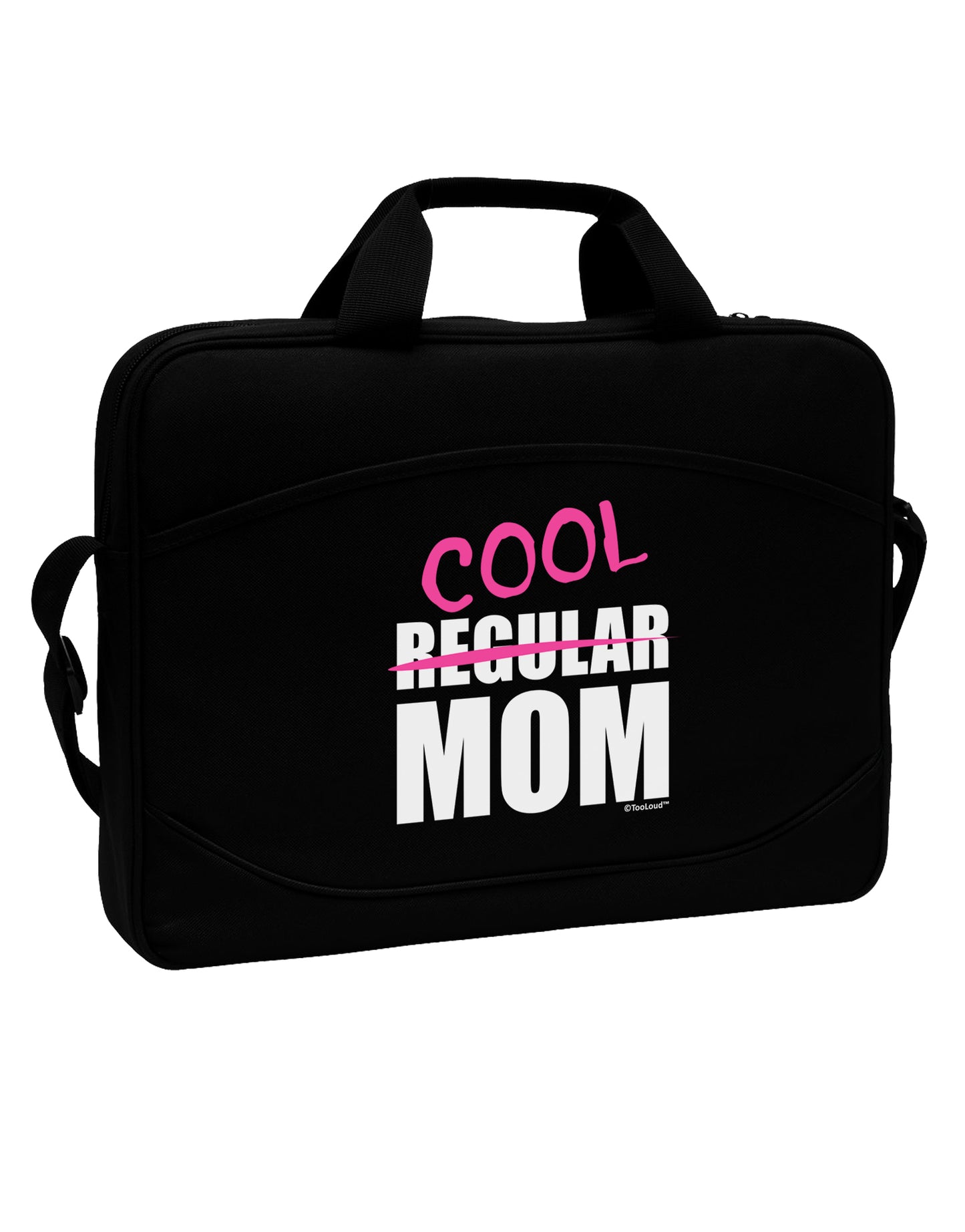 Not A Regular Mom Design 15" Dark Laptop / Tablet Case Bag by TooLoud-Laptop / Tablet Case Bag-TooLoud-Black-Davson Sales