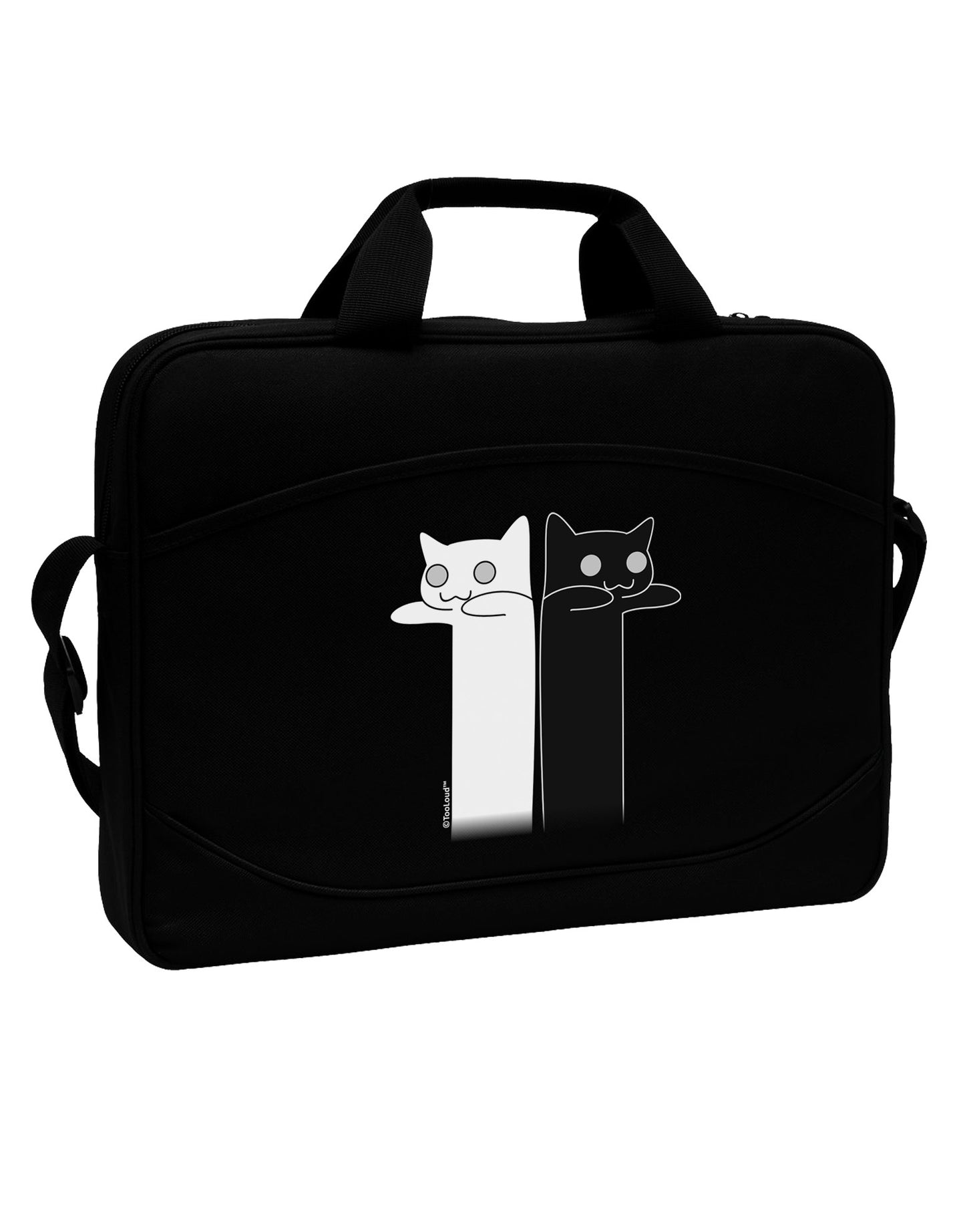 Longcat and Tacgnol - Internet Humor 15" Dark Laptop / Tablet Case Bag by TooLoud-Laptop / Tablet Case Bag-TooLoud-Black-Davson Sales