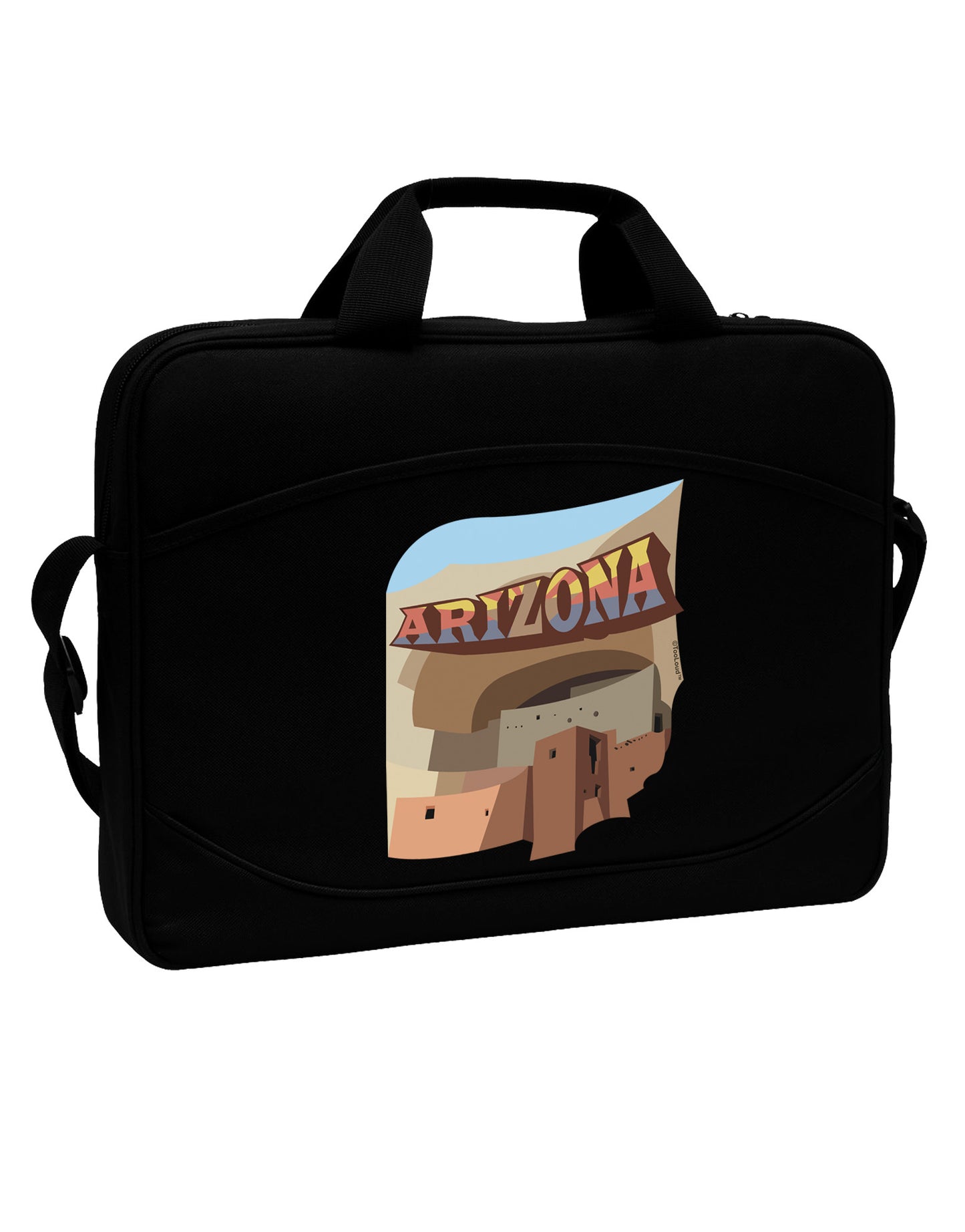 Arizona Montezuma Castle 15" Dark Laptop / Tablet Case Bag-Laptop / Tablet Case Bag-TooLoud-Black-15 Inches-Davson Sales