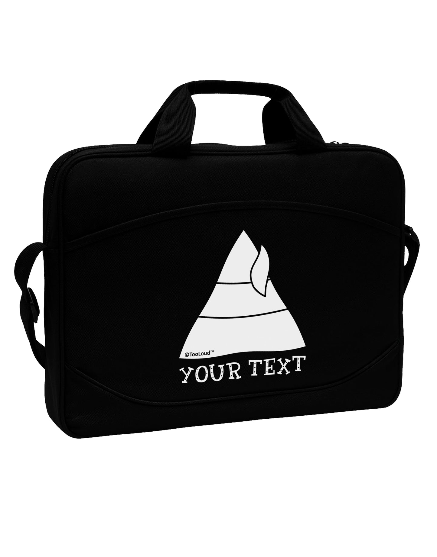 Personalized Matching Elf Family Design - Your Text 15" Dark Laptop / Tablet Case Bag by TooLoud-Laptop / Tablet Case Bag-TooLoud-Black-Davson Sales