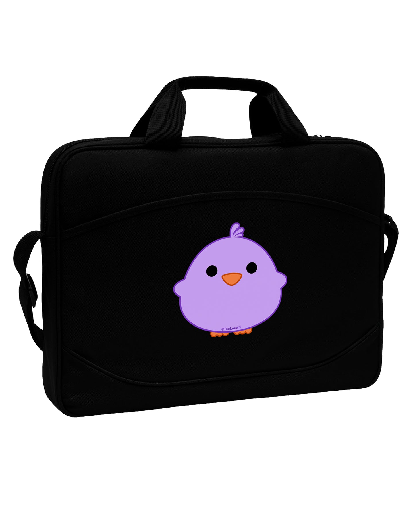 Cute Little Chick - Purple 15" Dark Laptop / Tablet Case Bag by TooLoud-Laptop / Tablet Case Bag-TooLoud-Black-Davson Sales