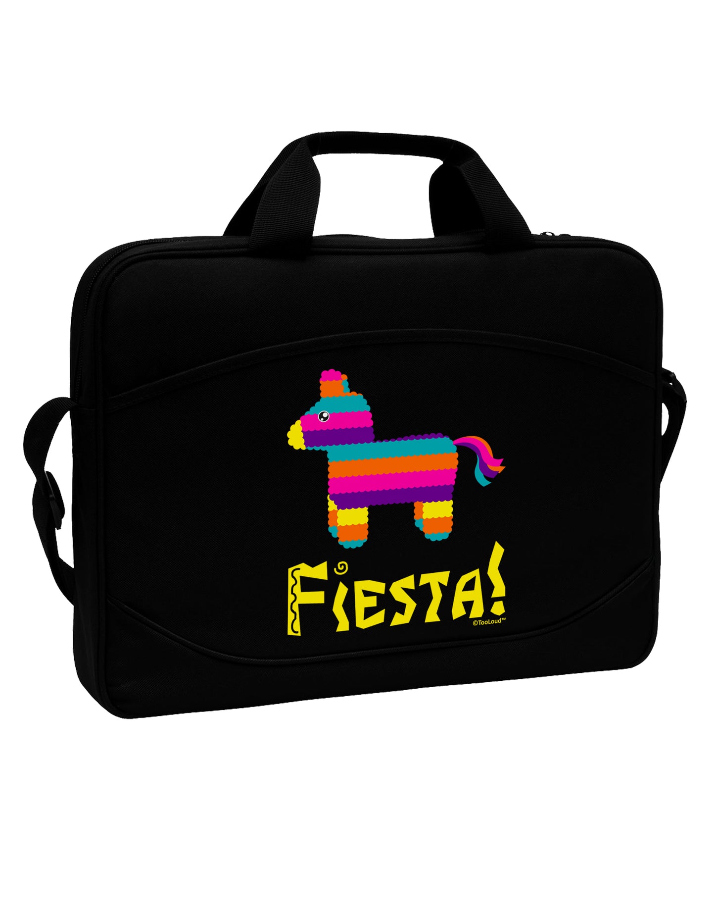 Colorful Pinata Design - Fiesta 15" Dark Laptop / Tablet Case Bag by TooLoud-Laptop / Tablet Case Bag-TooLoud-Black-Davson Sales
