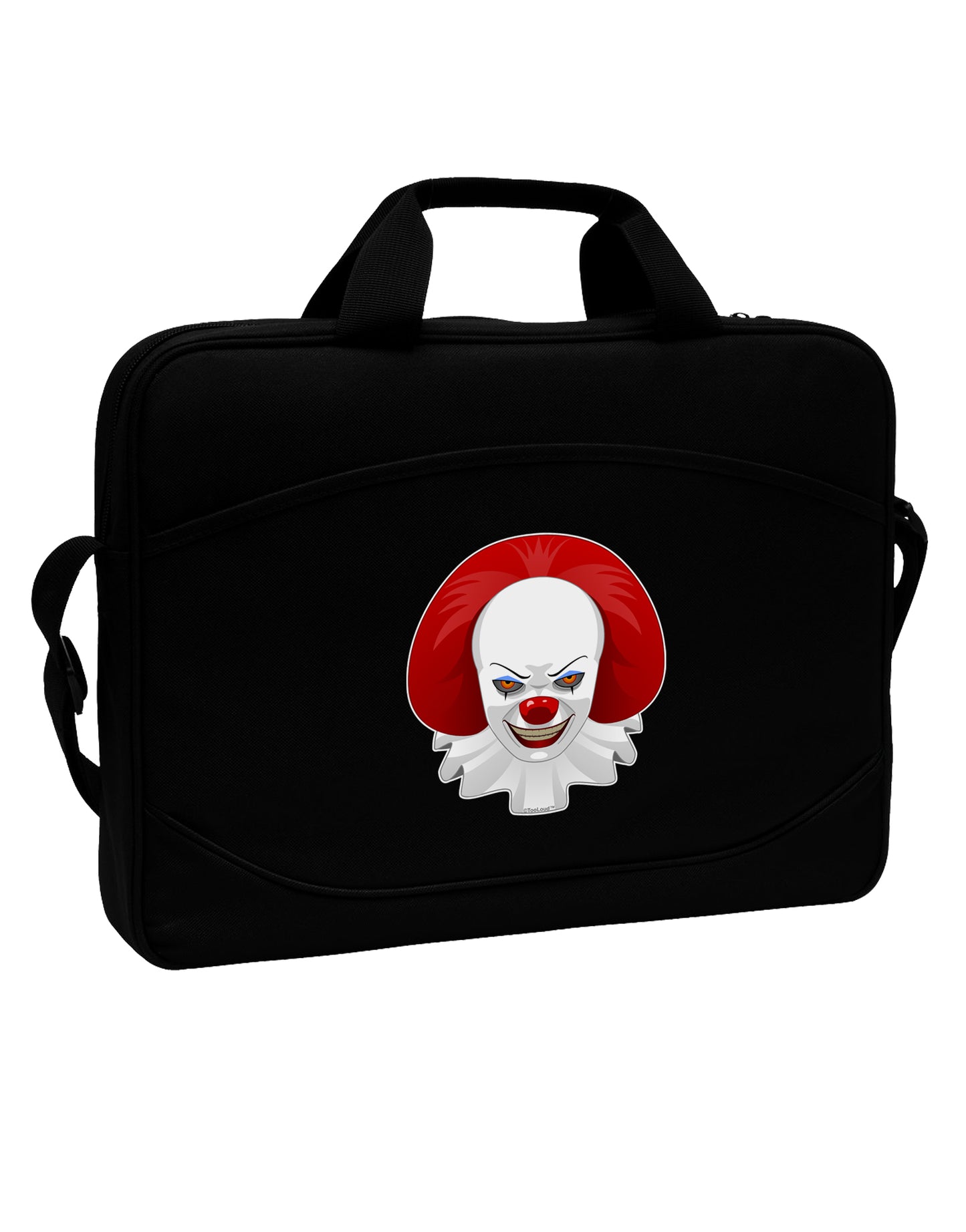 Scary Clown Face B - Halloween 15» Dark Laptop / Tablet Case Bag-Laptop / Tablet Case Bag-TooLoud-Black-Davson Sales