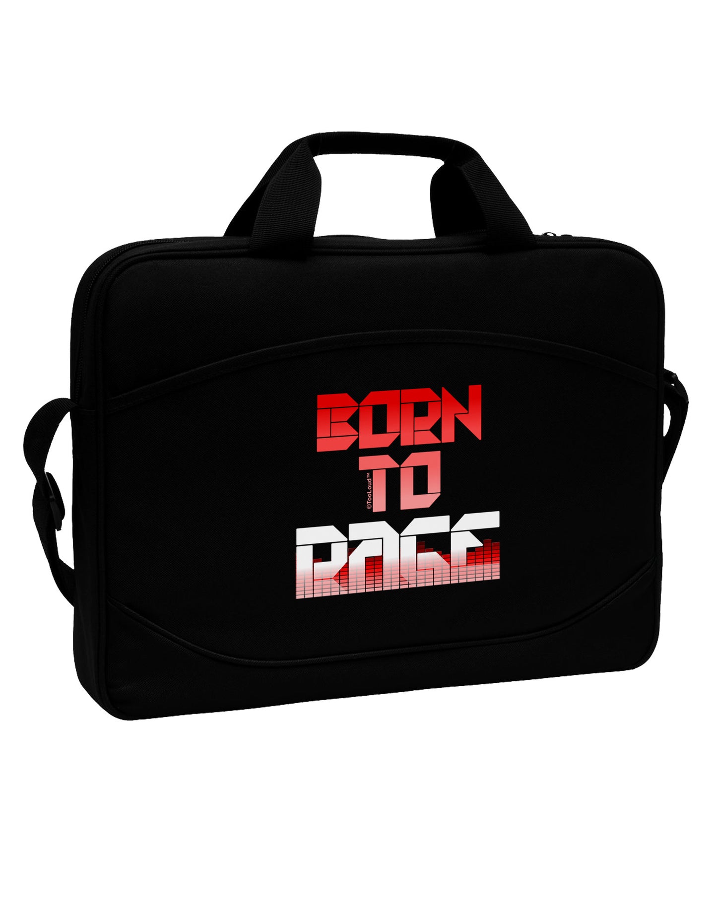 Born To Rage Red 15" Dark Laptop / Tablet Case Bag-Laptop / Tablet Case Bag-TooLoud-Black-White-Davson Sales