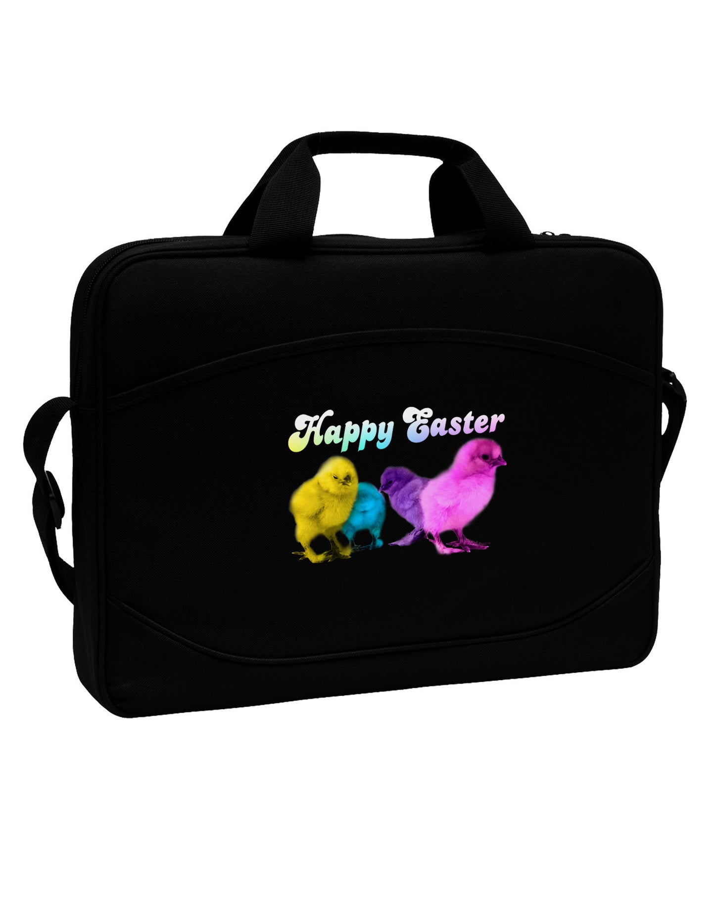 Happy Easter Peepers 15" Dark Laptop / Tablet Case Bag-Laptop / Tablet Case Bag-TooLoud-Black-15 Inches-Davson Sales