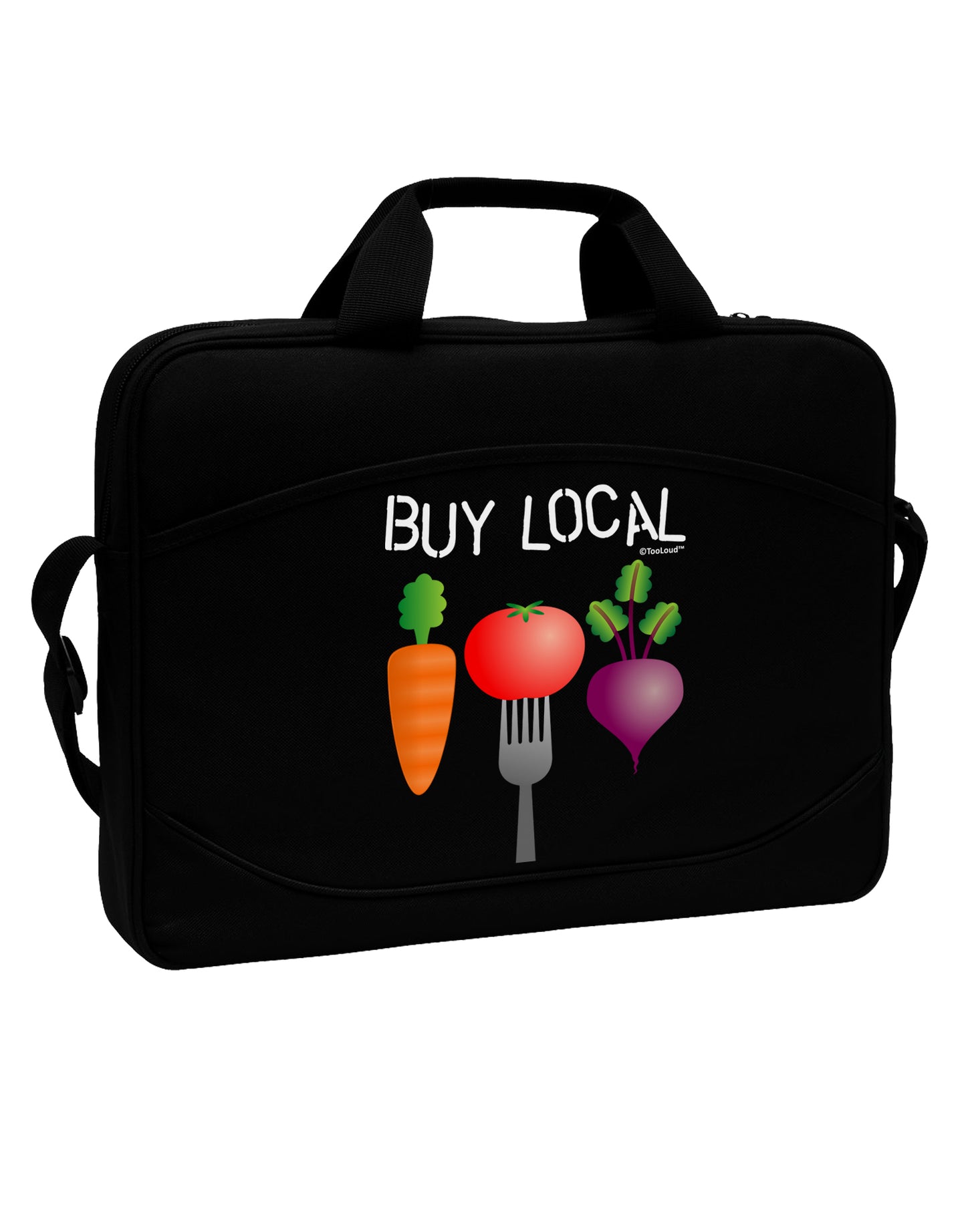 Buy Local - Vegetables Design 15" Dark Laptop / Tablet Case Bag by TooLoud-Laptop / Tablet Case Bag-TooLoud-Black-Davson Sales