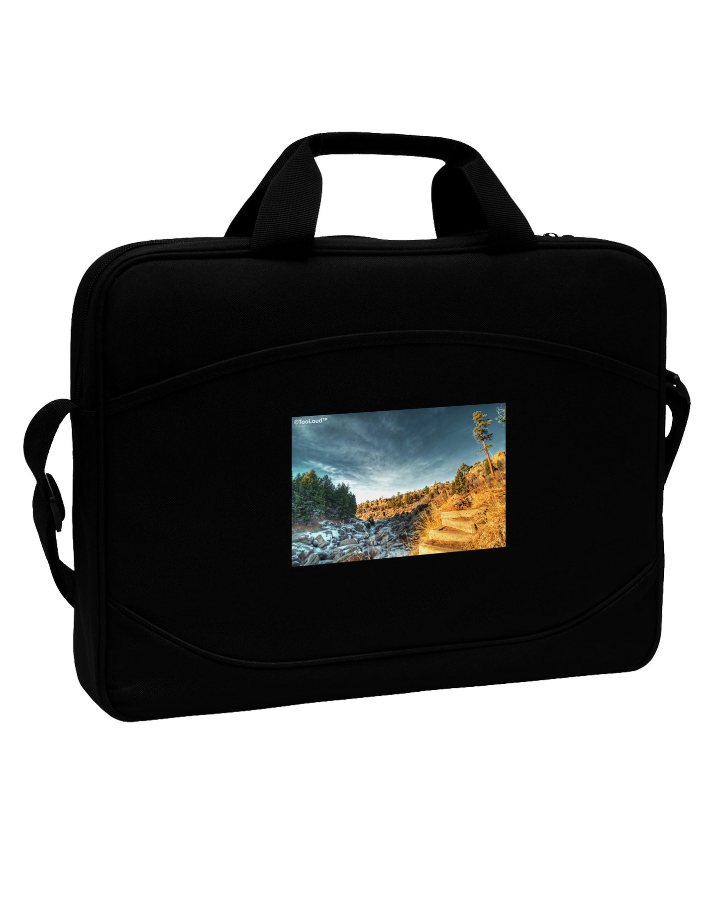 Castlewood Canyon 15" Dark Laptop / Tablet Case Bag-Laptop / Tablet Case Bag-TooLoud-Black-15 Inches-Davson Sales