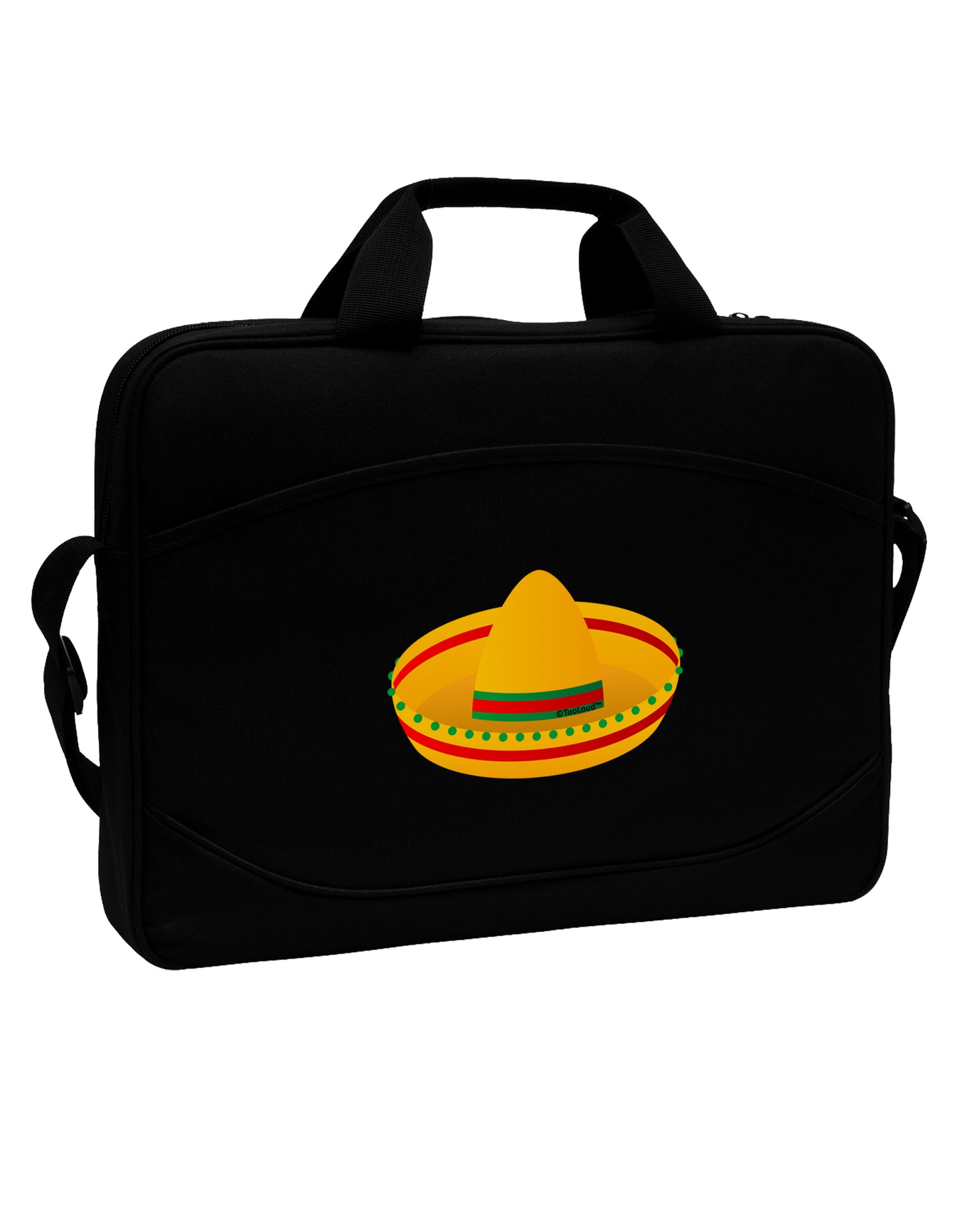 Sombrero Design 15" Dark Laptop / Tablet Case Bag by TooLoud-Laptop / Tablet Case Bag-TooLoud-Black-Davson Sales