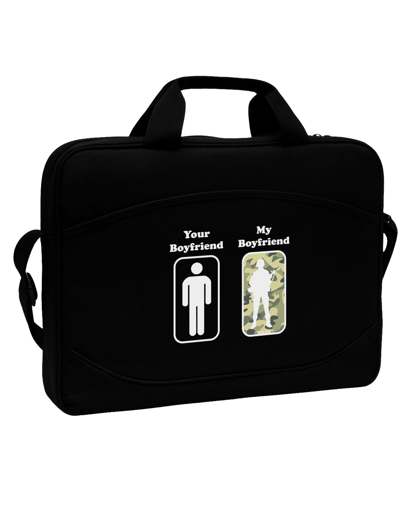 Your Boyfriend My Boyfriend 15" Dark Laptop / Tablet Case Bag by TooLoud-Laptop / Tablet Case Bag-TooLoud-Black-Davson Sales