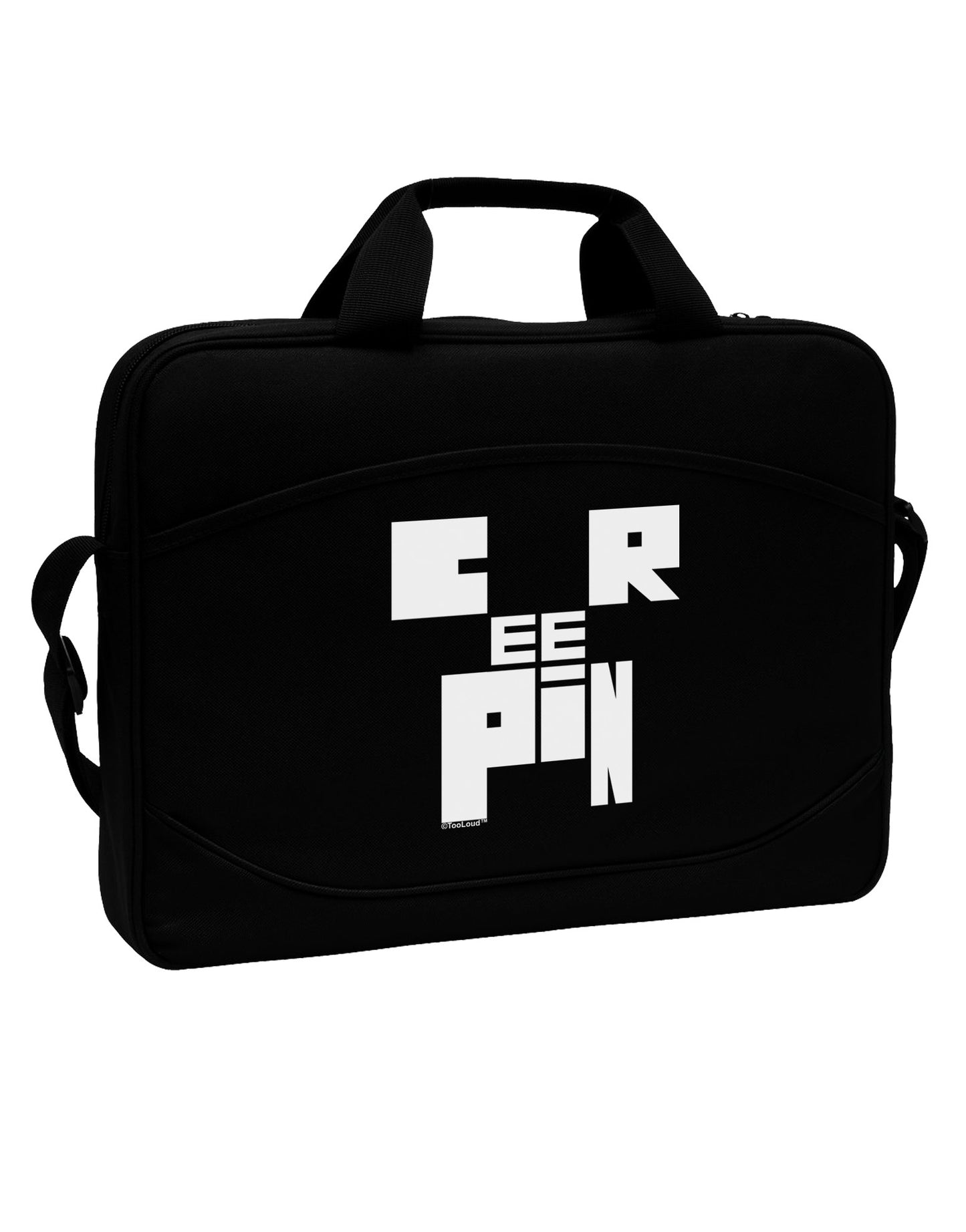 Creepin 15" Dark Laptop / Tablet Case Bag-Laptop / Tablet Case Bag-TooLoud-Black-White-15 Inches-Davson Sales