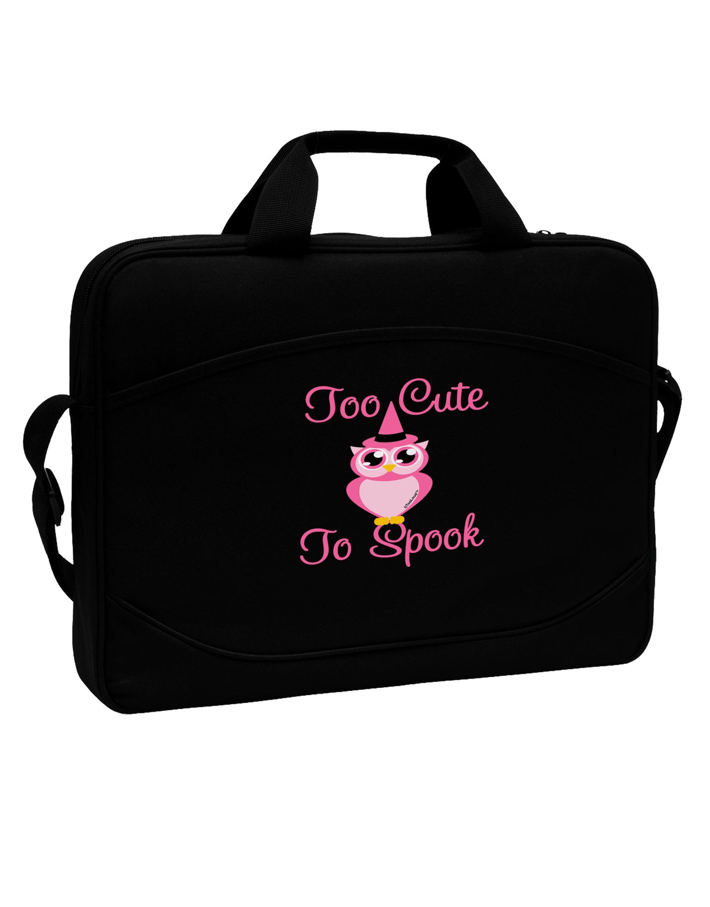 Owl Too Cute Pink 15" Dark Laptop / Tablet Case Bag-Laptop / Tablet Case Bag-TooLoud-Black-Davson Sales