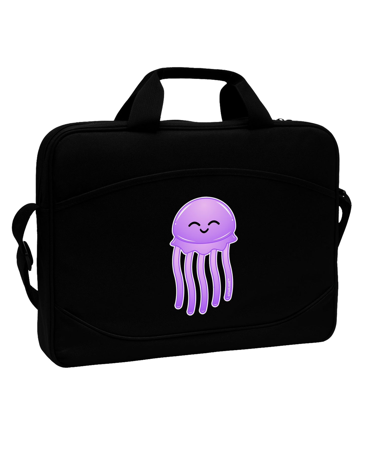 Cute Jellyfish 15" Dark Laptop / Tablet Case Bag by TooLoud-Laptop / Tablet Case Bag-TooLoud-Black-Davson Sales