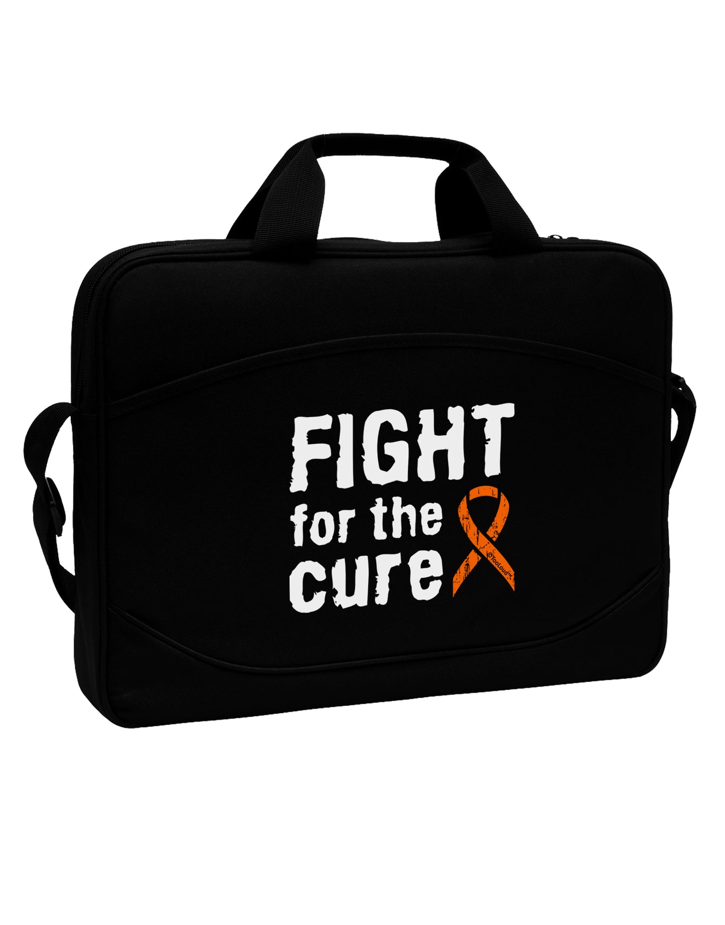 Fight for the Cure - Orange Ribbon Leukemia 15" Dark Laptop / Tablet Case Bag by TooLoud-Laptop / Tablet Case Bag-TooLoud-Black-Davson Sales