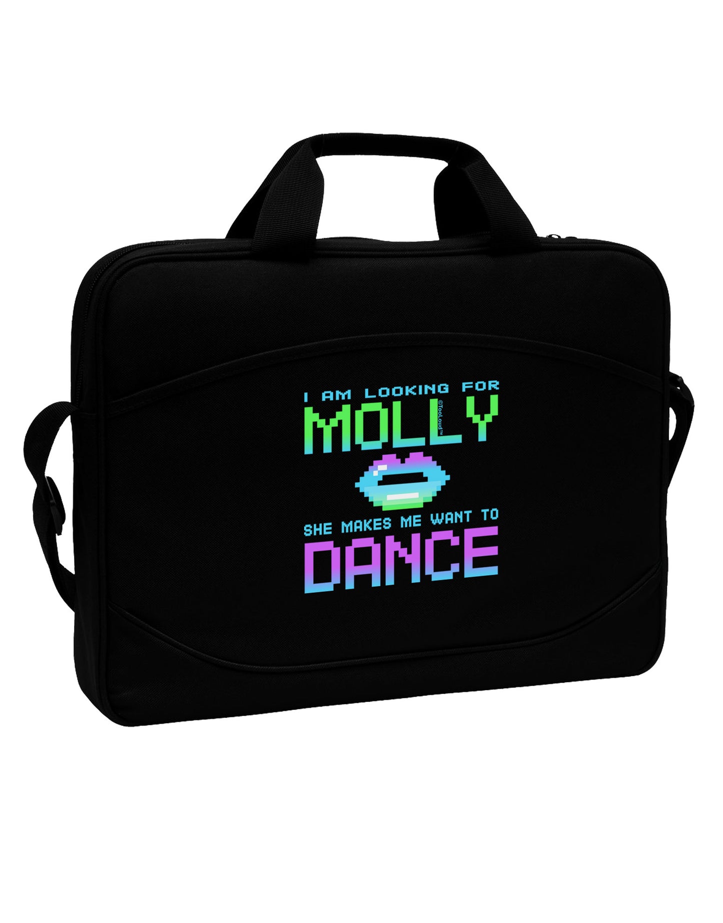 Looking For Molly 15" Dark Laptop / Tablet Case Bag-Laptop / Tablet Case Bag-TooLoud-Black-Davson Sales