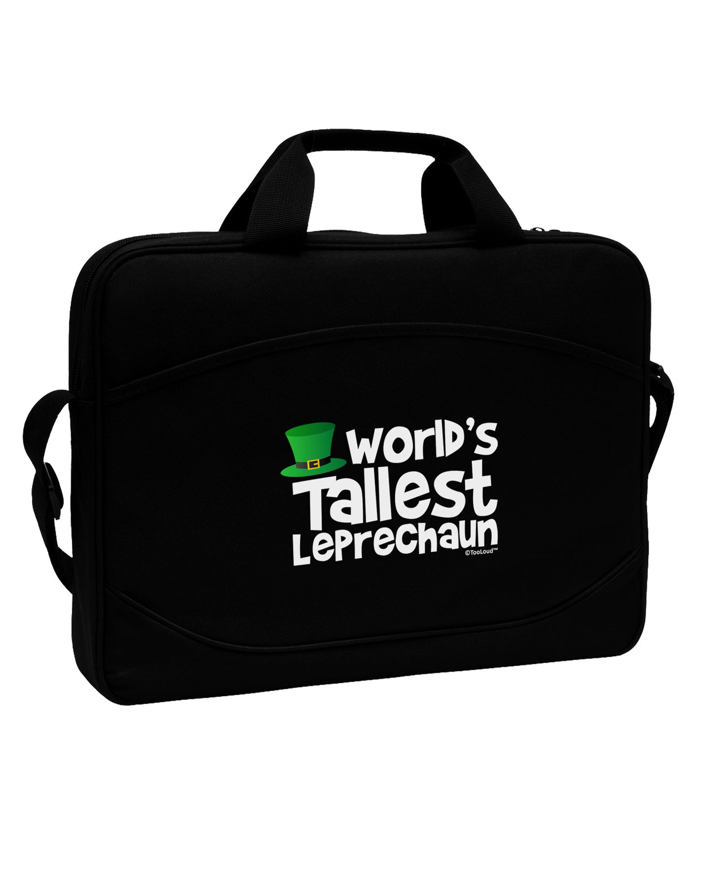 World's Tallest Leprechaun 15" Dark Laptop / Tablet Case Bag by TooLoud-Laptop / Tablet Case Bag-TooLoud-Black-Davson Sales