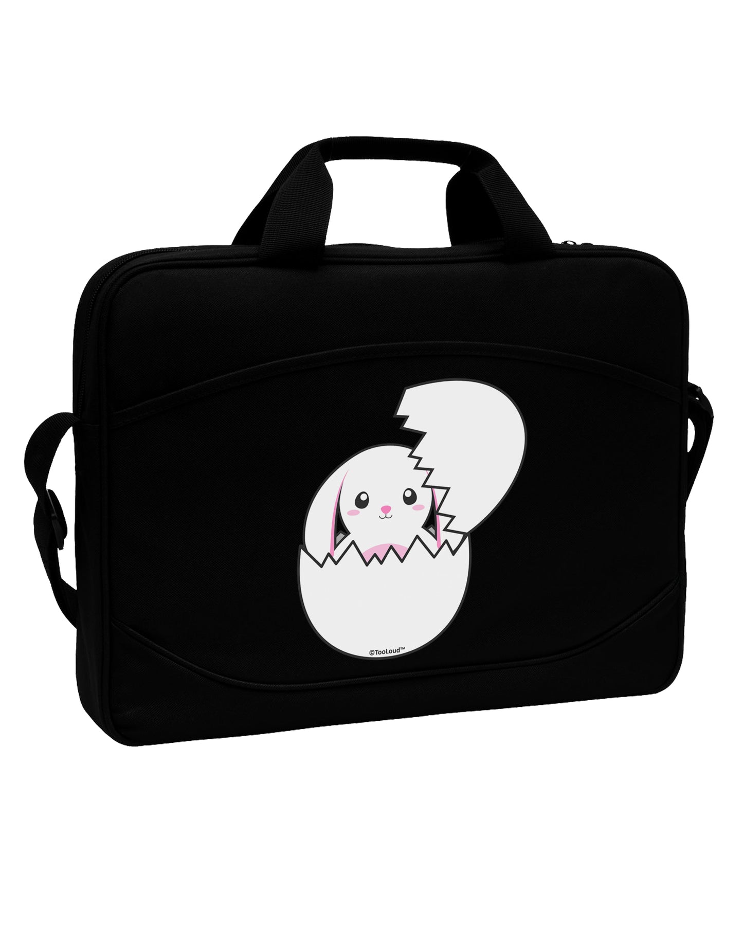 Cute Easter Bunny Hatching 15" Dark Laptop / Tablet Case Bag by TooLoud-Laptop / Tablet Case Bag-TooLoud-Black-Davson Sales