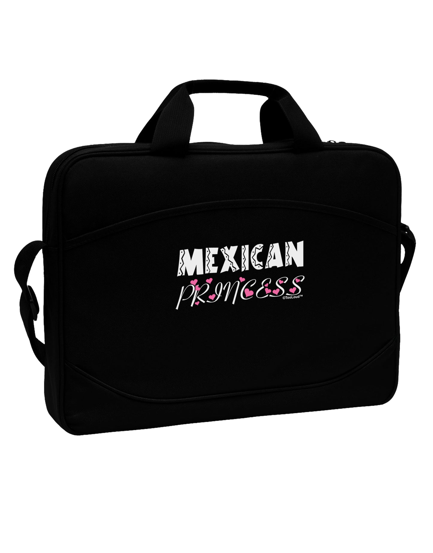 Mexican Princess - Cinco de Mayo 15" Dark Laptop / Tablet Case Bag by TooLoud-Laptop / Tablet Case Bag-TooLoud-Black-Davson Sales