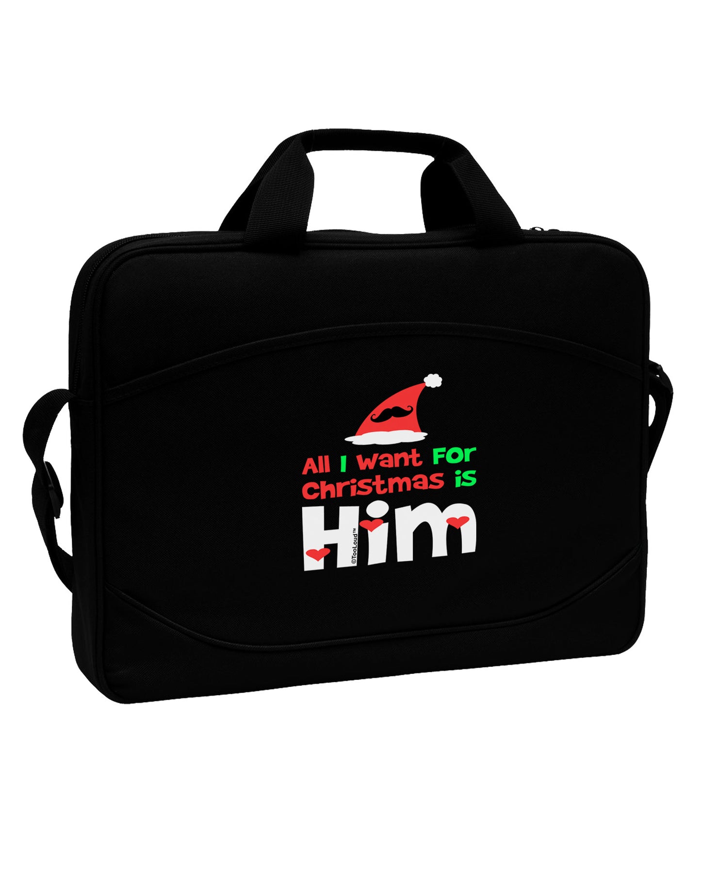 All I Want is Him Matching His & Hers 15" Dark Laptop / Tablet Case Bag-Laptop / Tablet Case Bag-TooLoud-Black-White-Davson Sales
