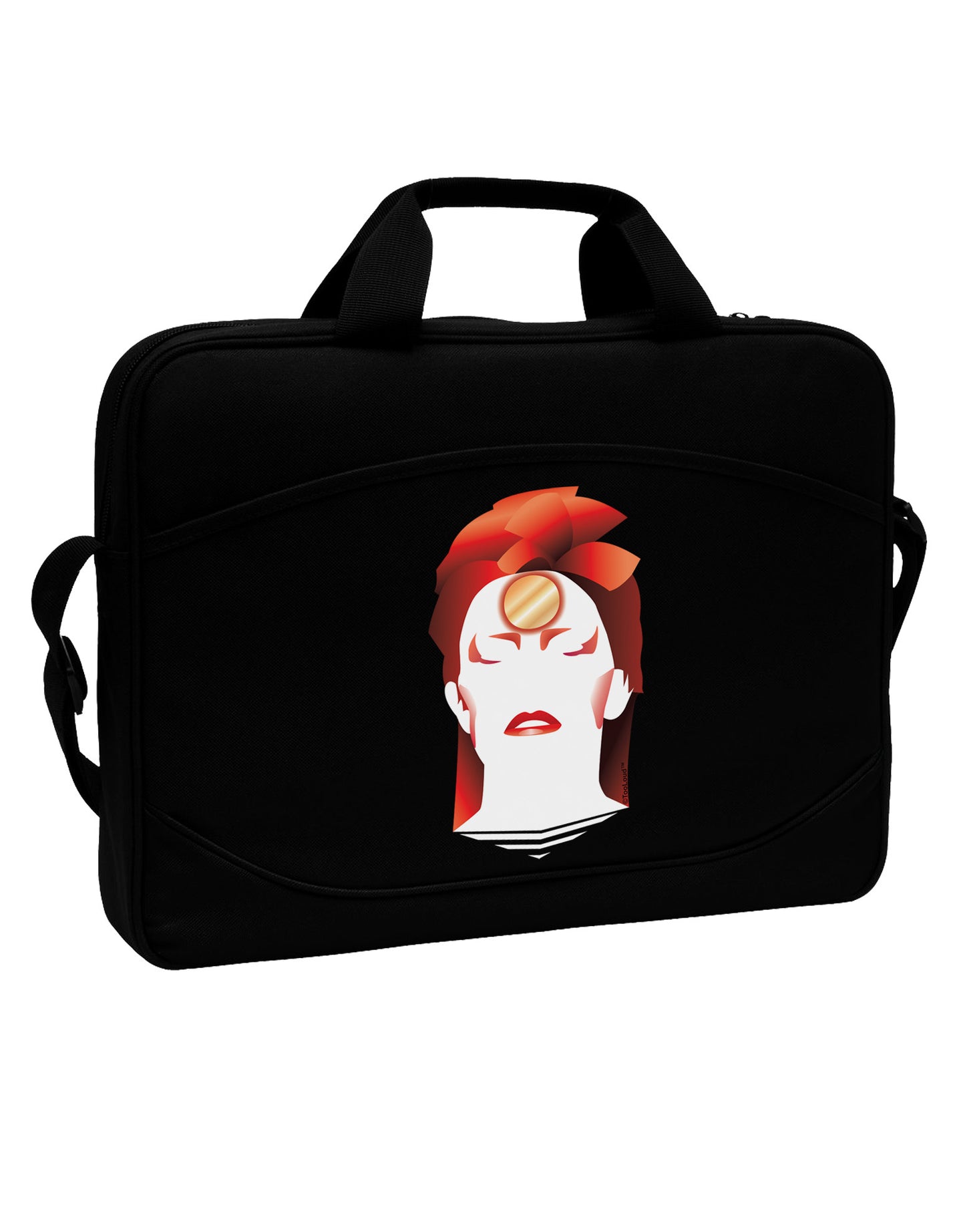 The Zig 15" Dark Laptop / Tablet Case Bag-Laptop / Tablet Case Bag-TooLoud-Black-White-15 Inches-Davson Sales