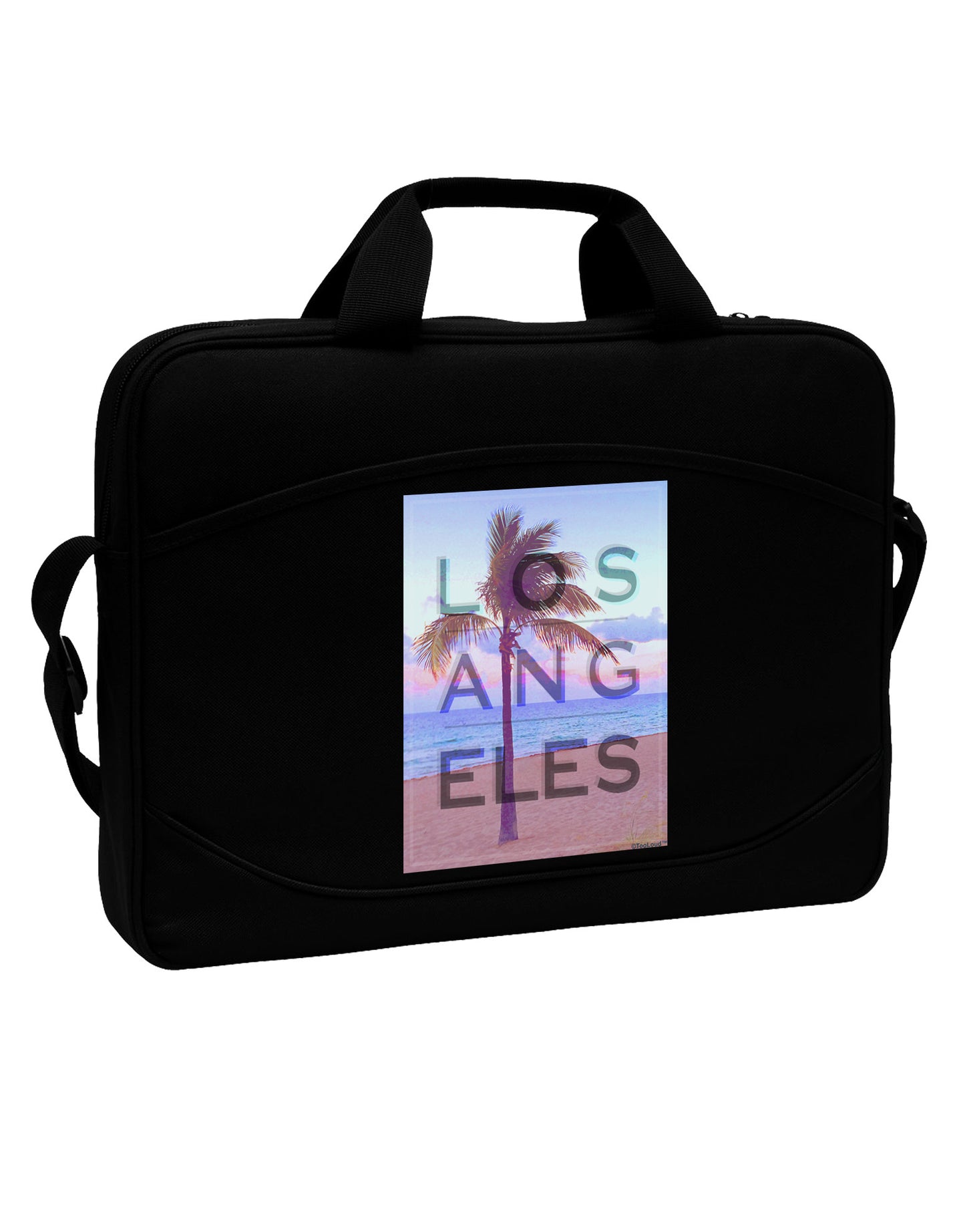 Los Angeles Beach Filter 15" Dark Laptop / Tablet Case Bag-Laptop / Tablet Case Bag-TooLoud-Black-15 Inches-Davson Sales