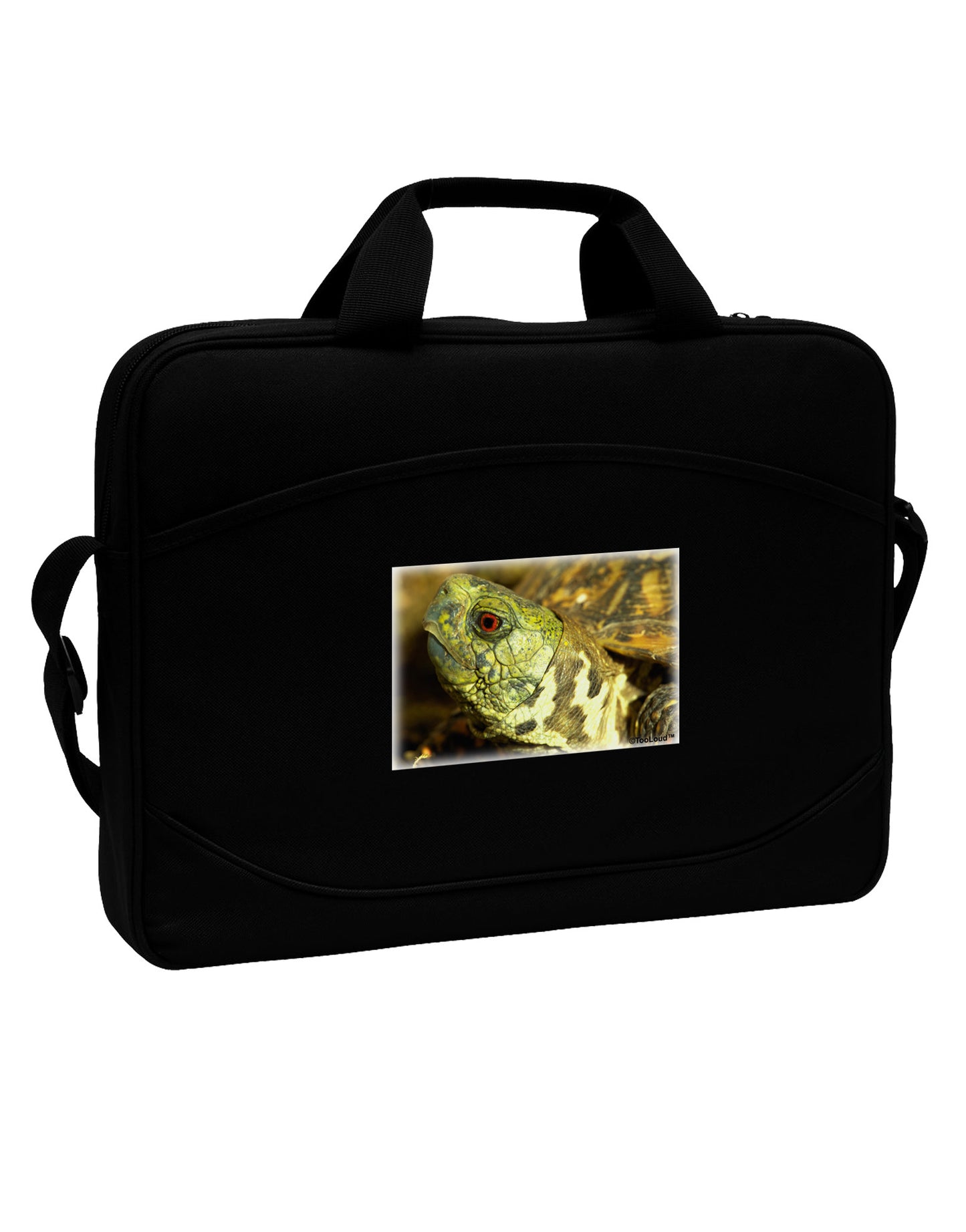 Menacing Turtle 15" Dark Laptop / Tablet Case Bag-Laptop / Tablet Case Bag-TooLoud-Black-15 Inches-Davson Sales