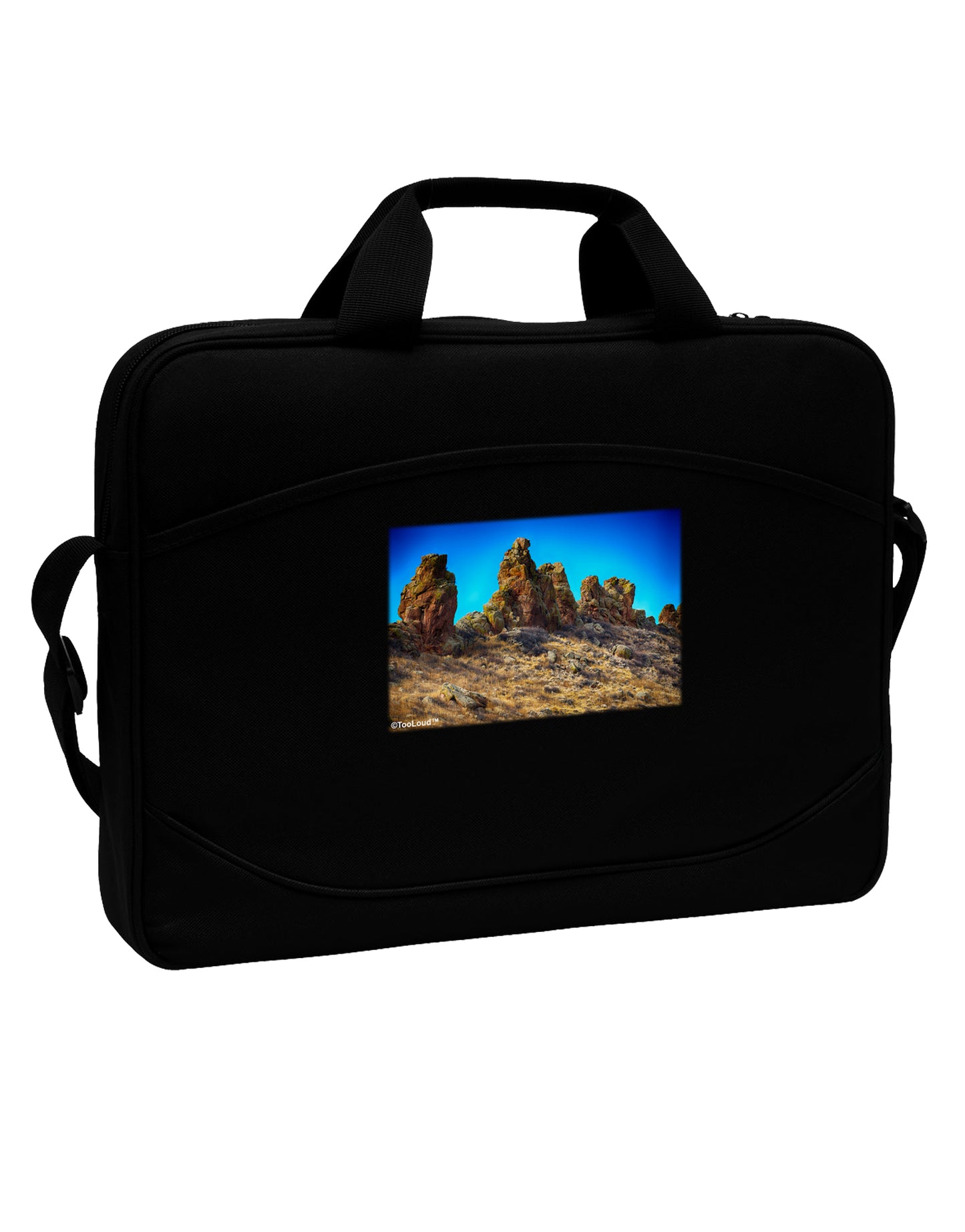 Crags in Colorado 15" Dark Laptop / Tablet Case Bag by TooLoud-Laptop / Tablet Case Bag-TooLoud-Black-15 Inches-Davson Sales