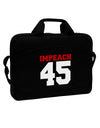 Impeach 45 15&#x22; Dark Laptop / Tablet Case Bag by TooLoud-TooLoud-Black-15 Inches-Davson Sales