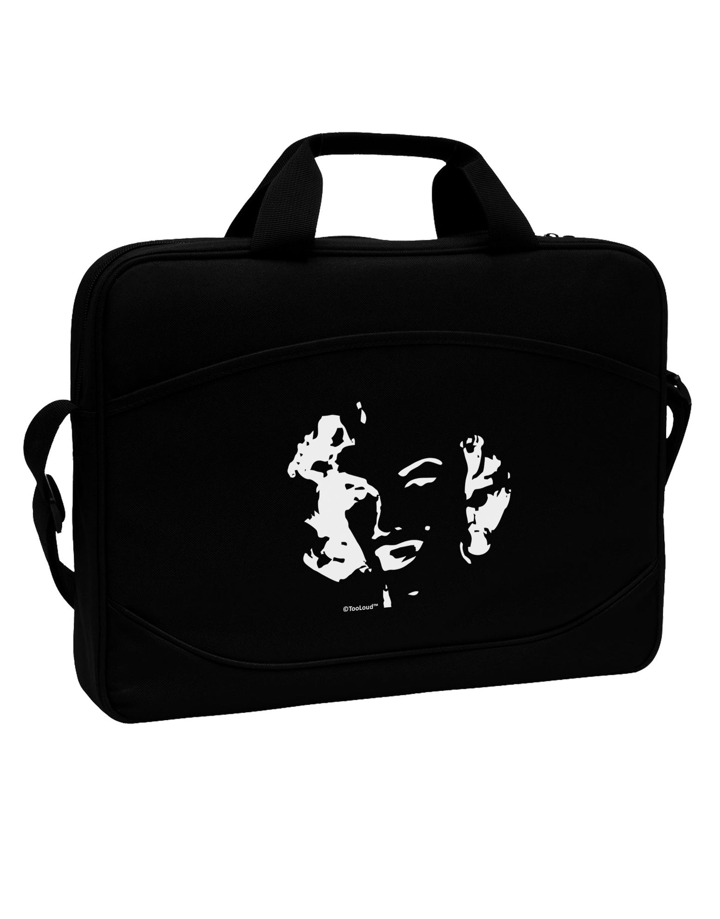 Marilyn Monroe Cutout Design 15" Dark Laptop / Tablet Case Bag by TooLoud-Laptop / Tablet Case Bag-TooLoud-Black-Davson Sales
