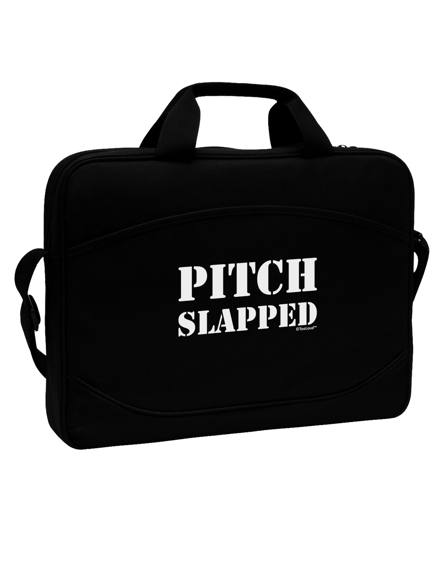 Pitch Slapped 15" Dark Laptop / Tablet Case Bag by TooLoud-Laptop / Tablet Case Bag-TooLoud-Black-Davson Sales