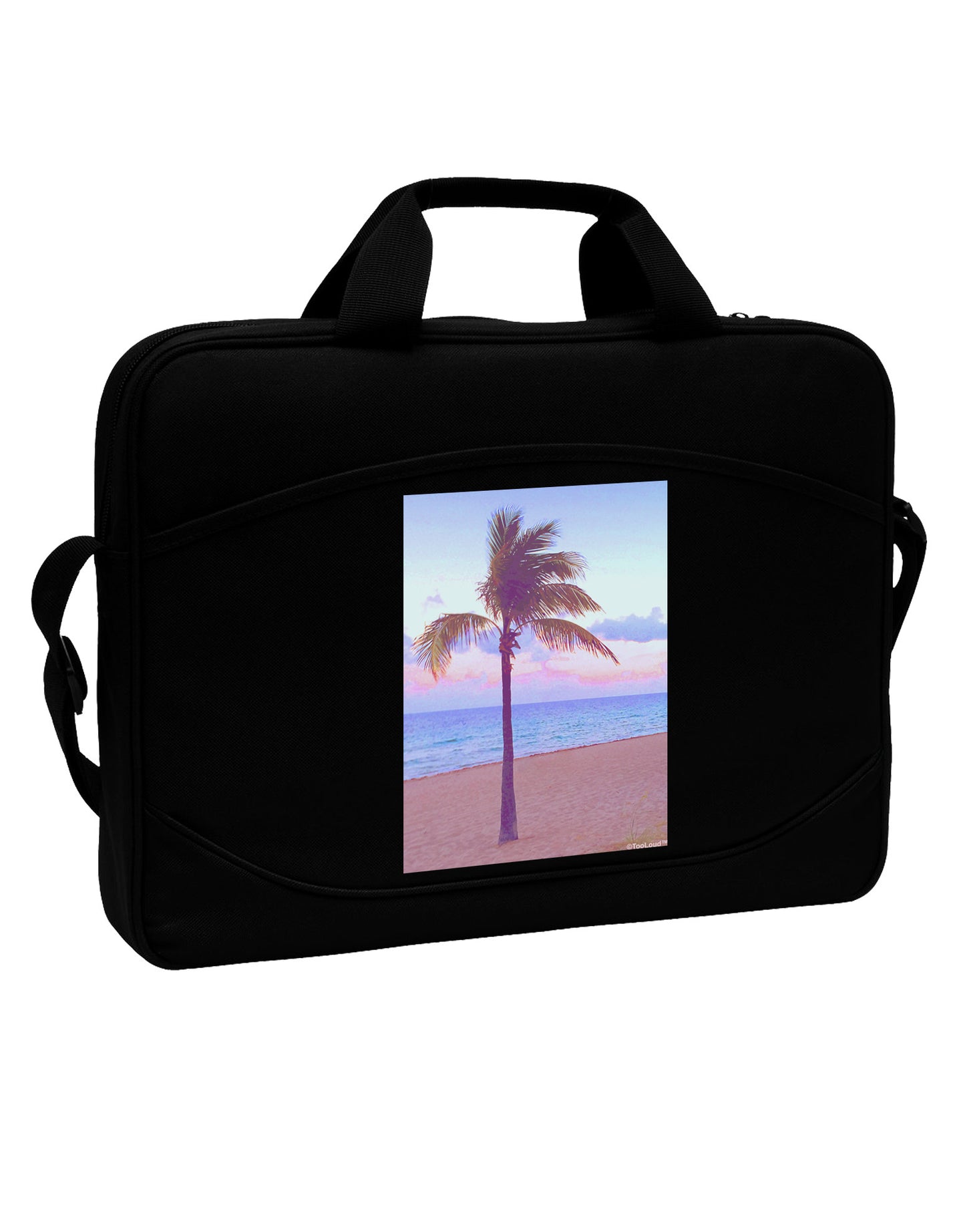 Palm Tree Beach Filter 15" Dark Laptop / Tablet Case Bag-Laptop / Tablet Case Bag-TooLoud-Black-15 Inches-Davson Sales