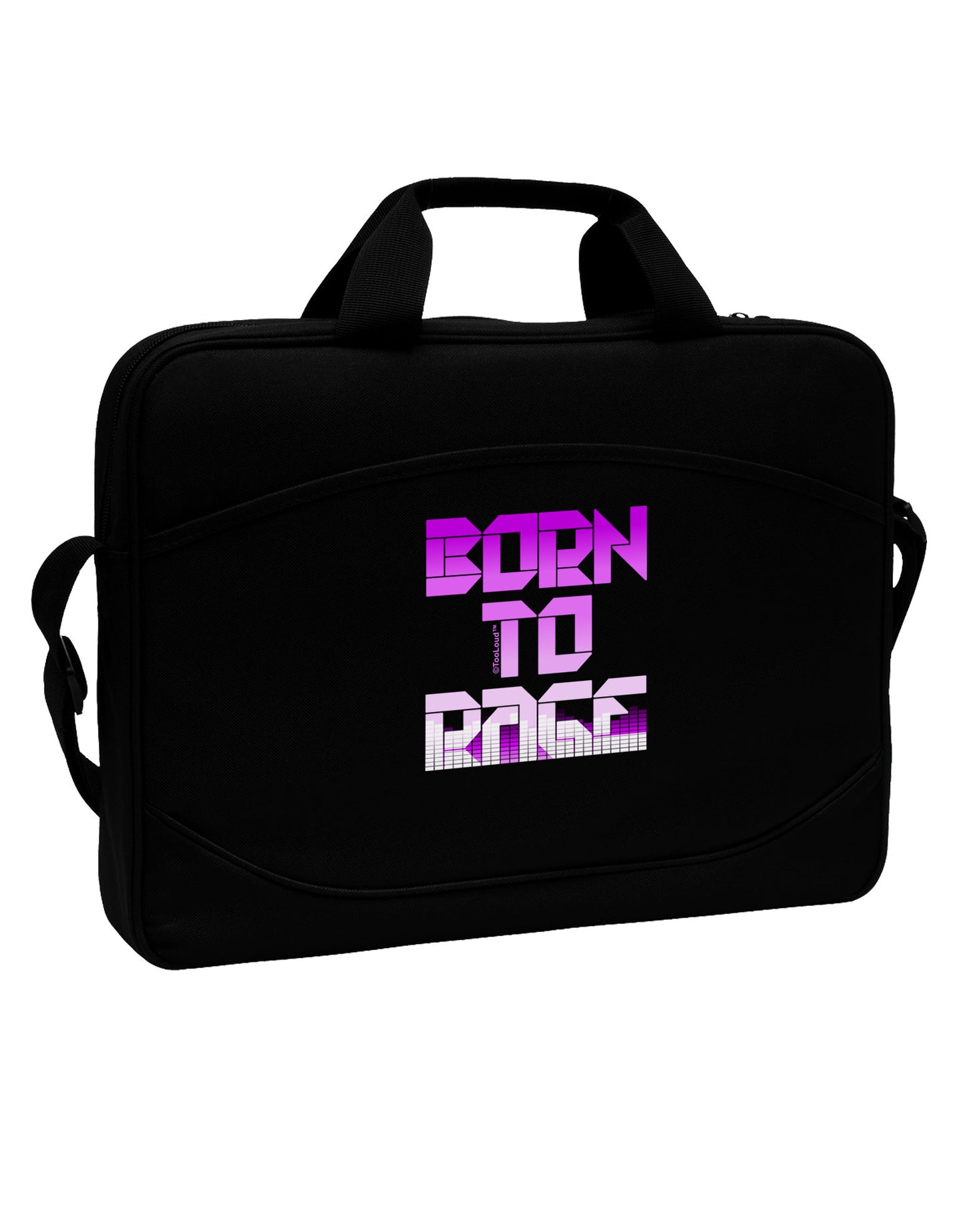 Born To Rage Purple 15" Dark Laptop / Tablet Case Bag-Laptop / Tablet Case Bag-TooLoud-Black-Davson Sales