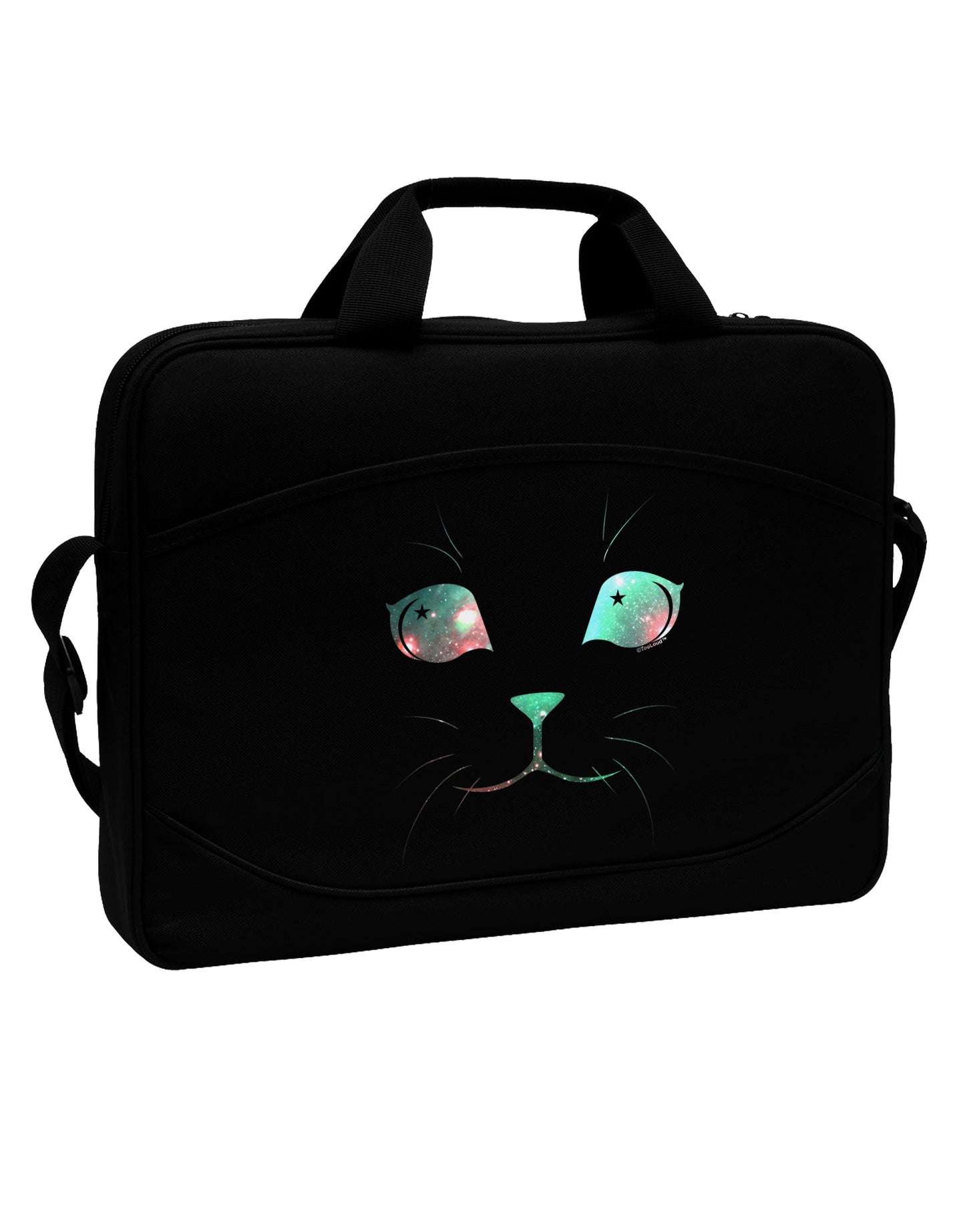 Adorable Space Cat 15" Dark Laptop / Tablet Case Bag by TooLoud-Laptop / Tablet Case Bag-TooLoud-Black-Davson Sales