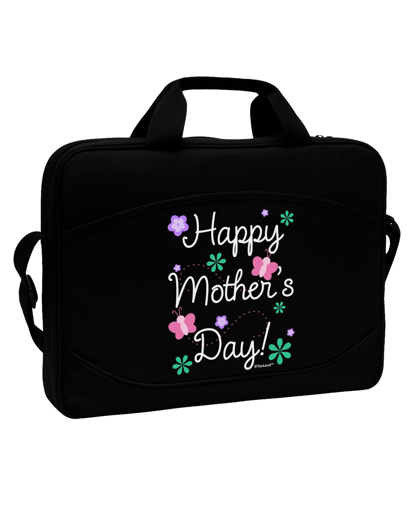 Happy Mother's Day Design 15" Dark Laptop / Tablet Case Bag by TooLoud-Laptop / Tablet Case Bag-TooLoud-Black-Davson Sales