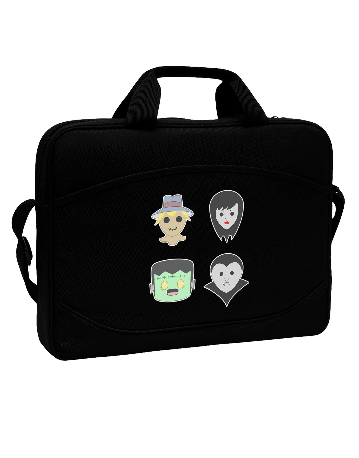 Four Lil Monsters - Halloween Design 15" Dark Laptop / Tablet Case Bag-Laptop / Tablet Case Bag-TooLoud-Black-Davson Sales