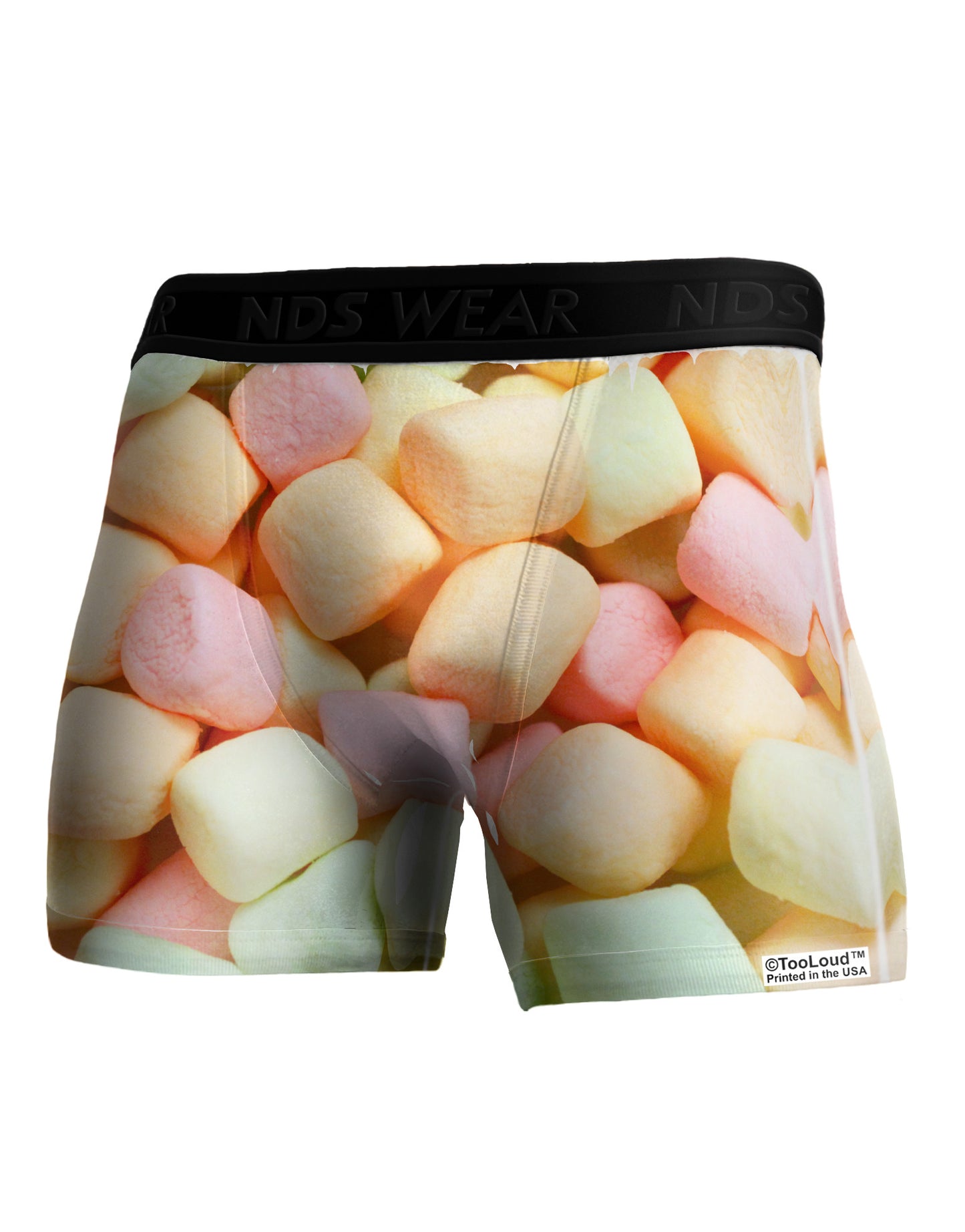 Marshmallows All Over Boxer Brief Dual Sided All Over Print-TooLoud-White-Small-Davson Sales